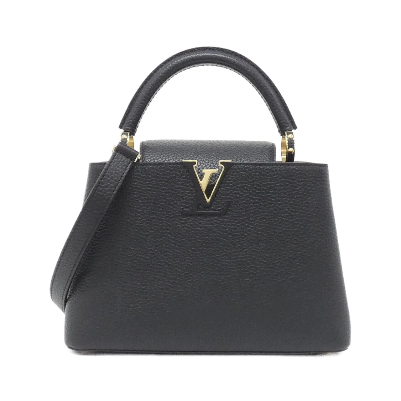 LOUIS VUITTON Capucines M94755 手提包 Black