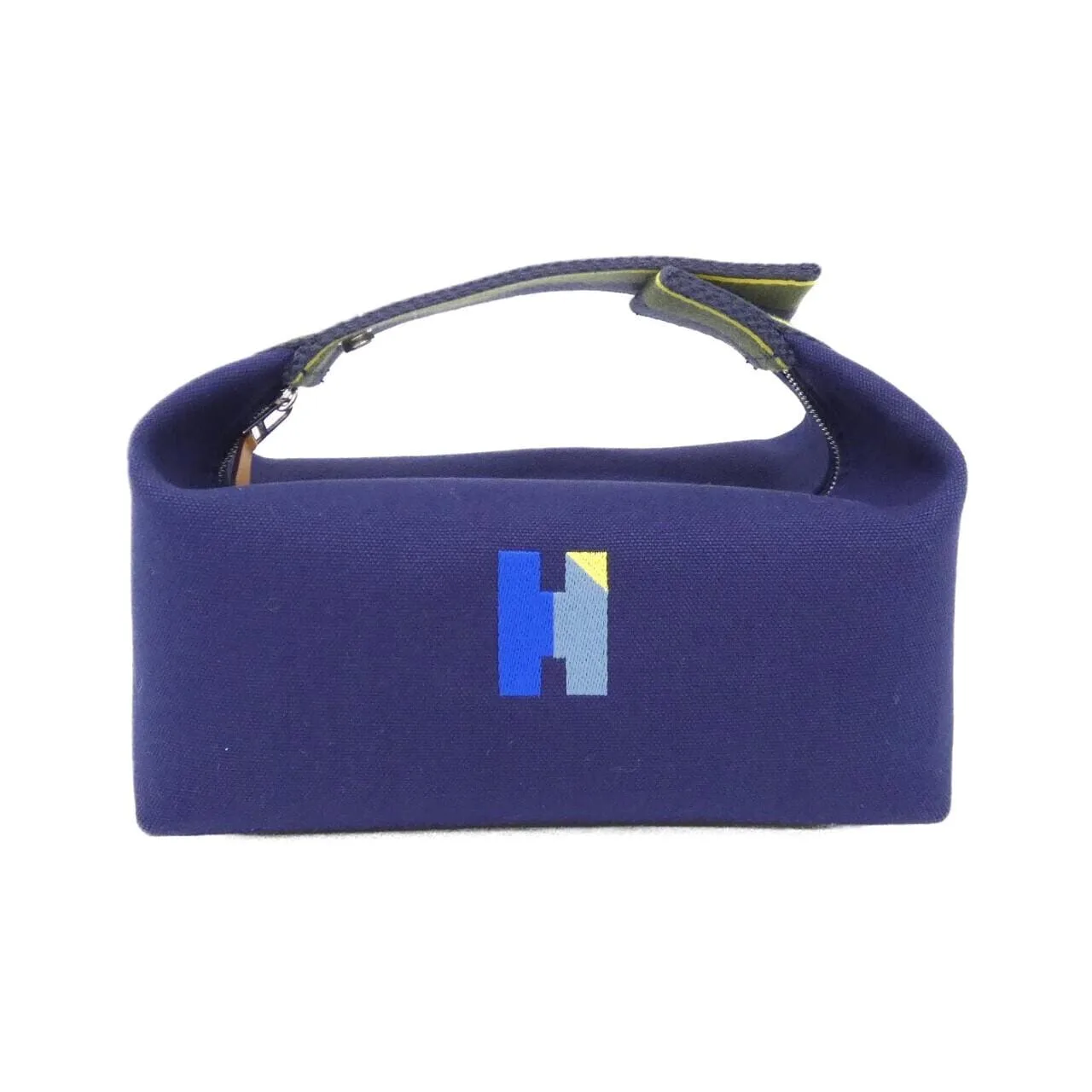 HERMES 104346M Pouch Canvas