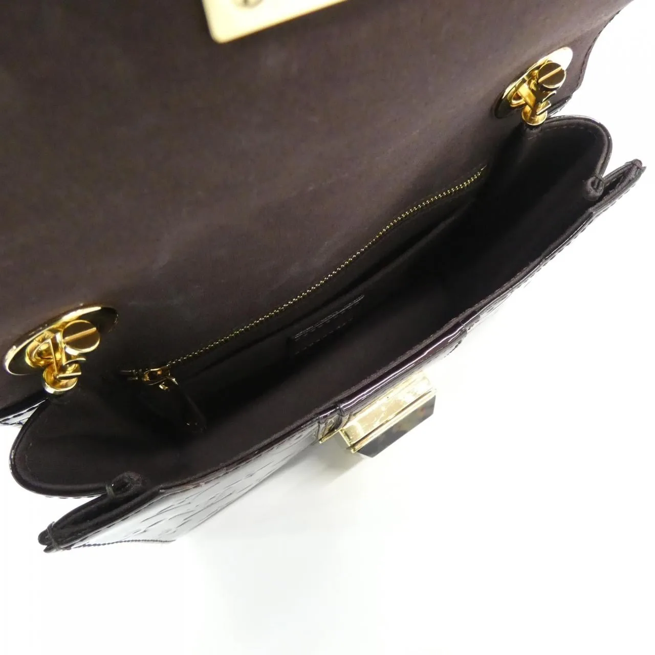LOUIS VUITTON Avenue M91279 Shoulder Vernis Black Vernis Rank A - Thumbnail 8