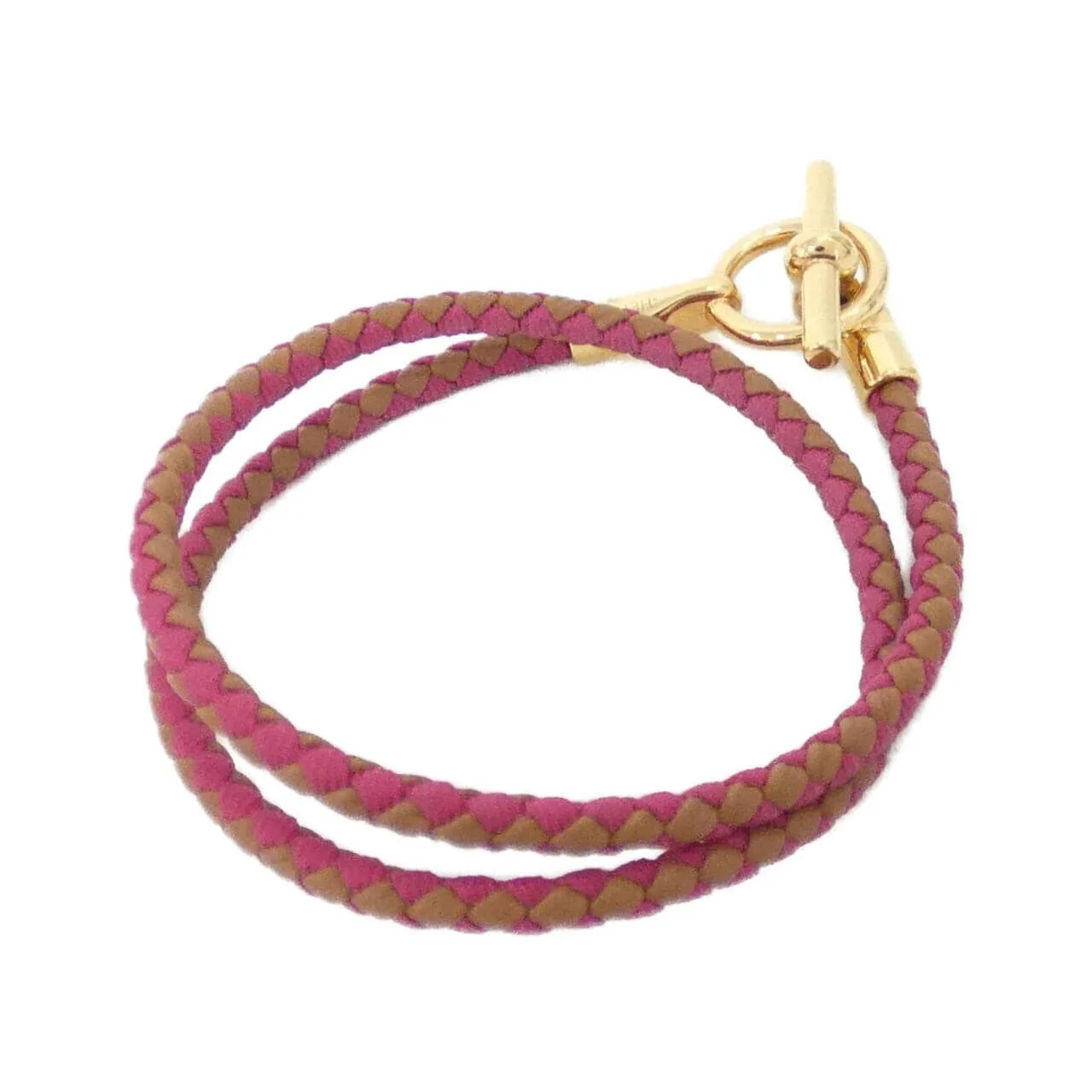 HERMES 071720FO Accessories Swift Gold Swift Leather Rank A - Thumbnail 2