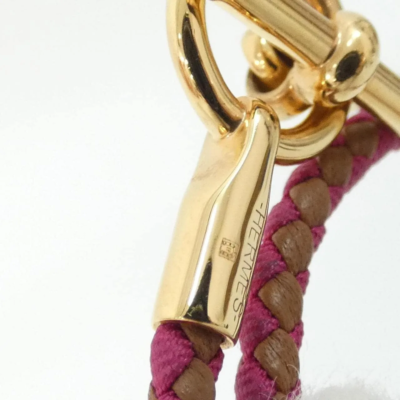 HERMES 071720FO Accessories Swift Gold Swift Leather Rank A - Thumbnail 3