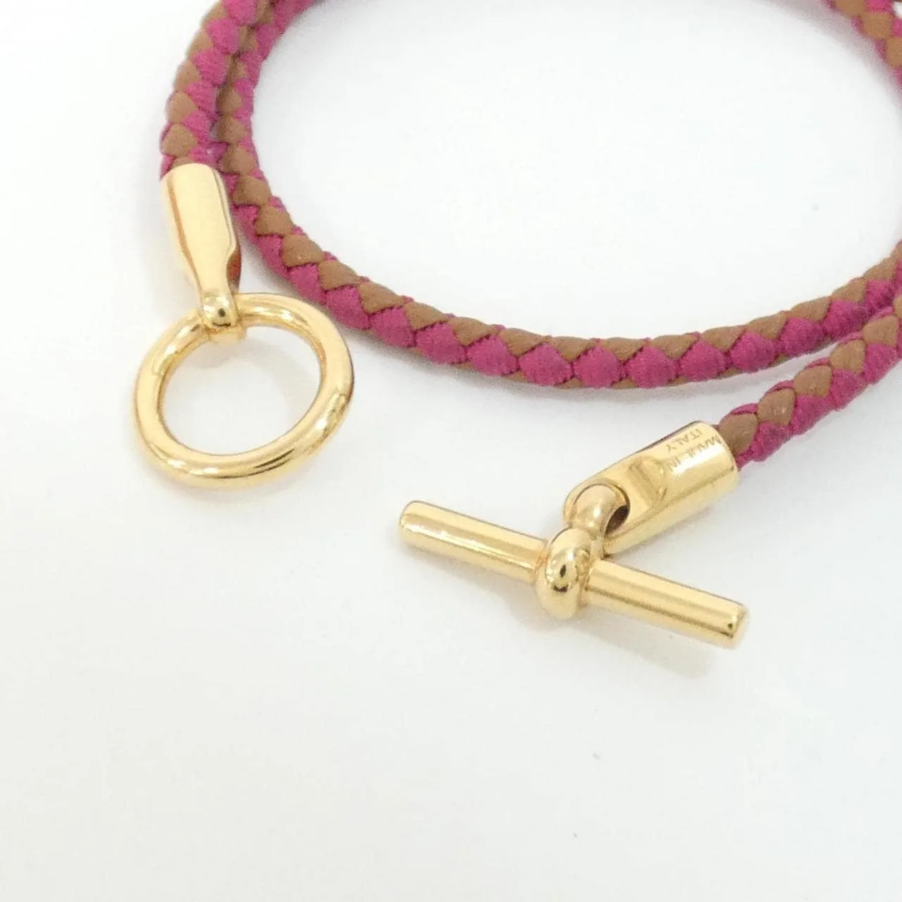 HERMES 071720FO Accessories Swift Gold Swift Leather Rank A - Thumbnail 4
