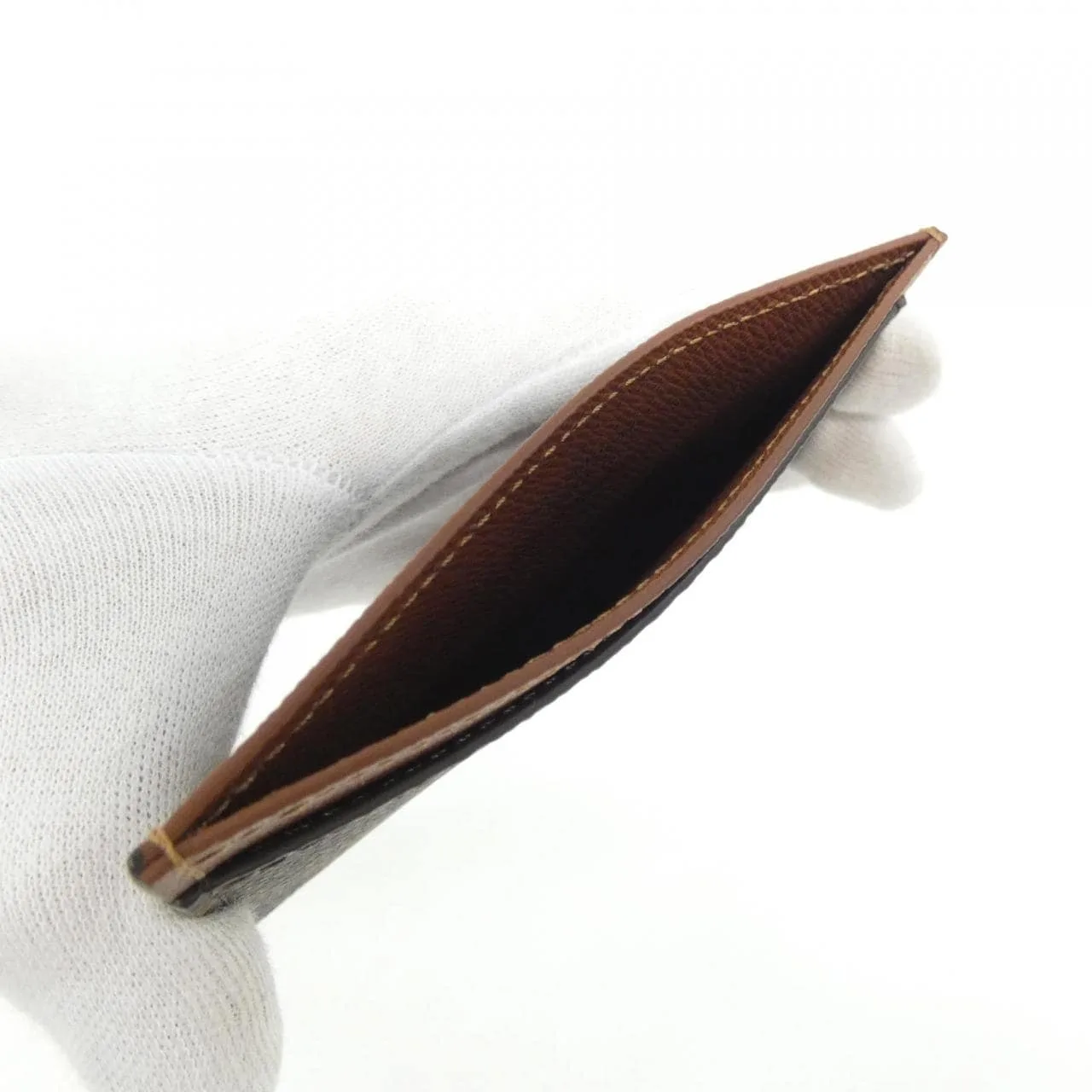 LOUIS VUITTON P00231 卡片套 Monogram 黑色 Monogram 中古品A - 縮圖 3