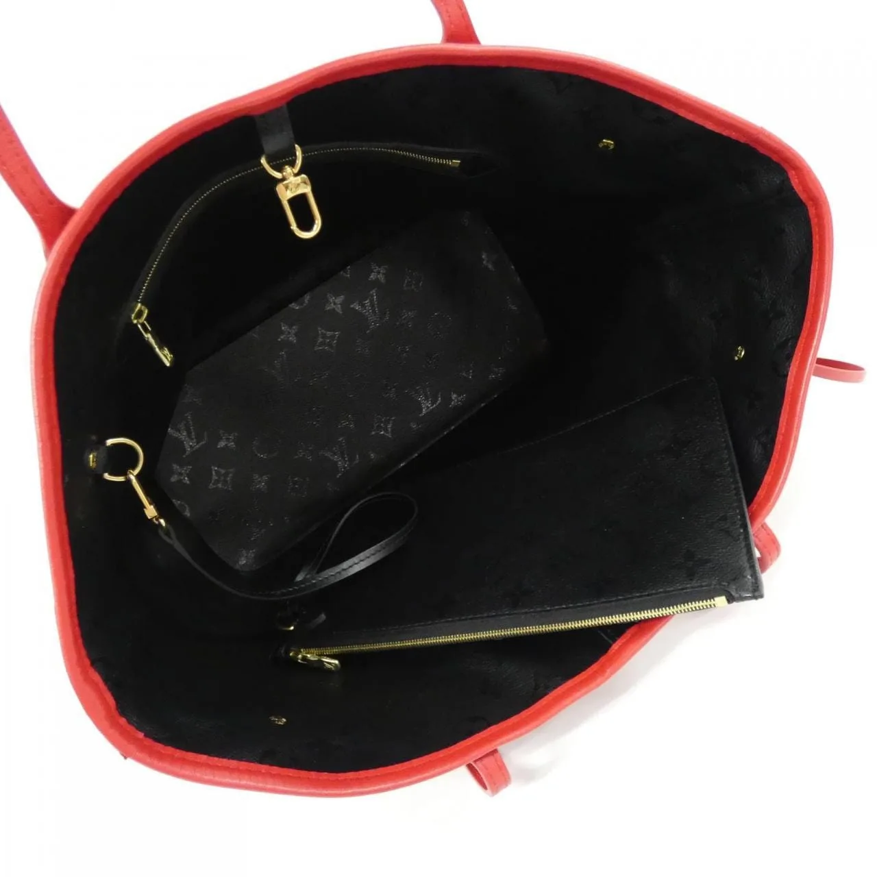 LOUIS VUITTON Neverfull M45544 Tote Canvas Black Canvas Rank A - Thumbnail 8