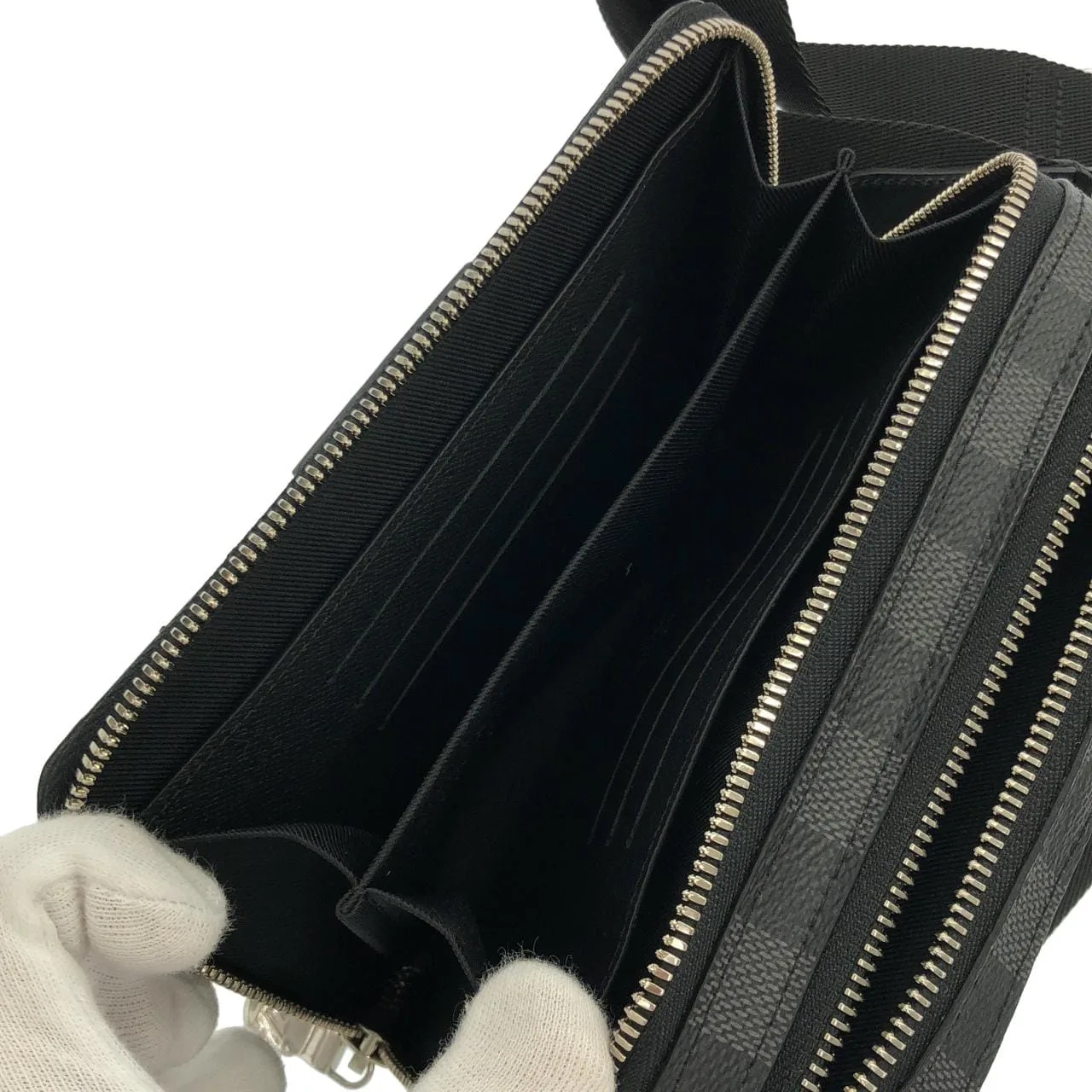 LOUIS VUITTON N60418 Shoulder Damier Black Damier Rank A - Thumbnail 8