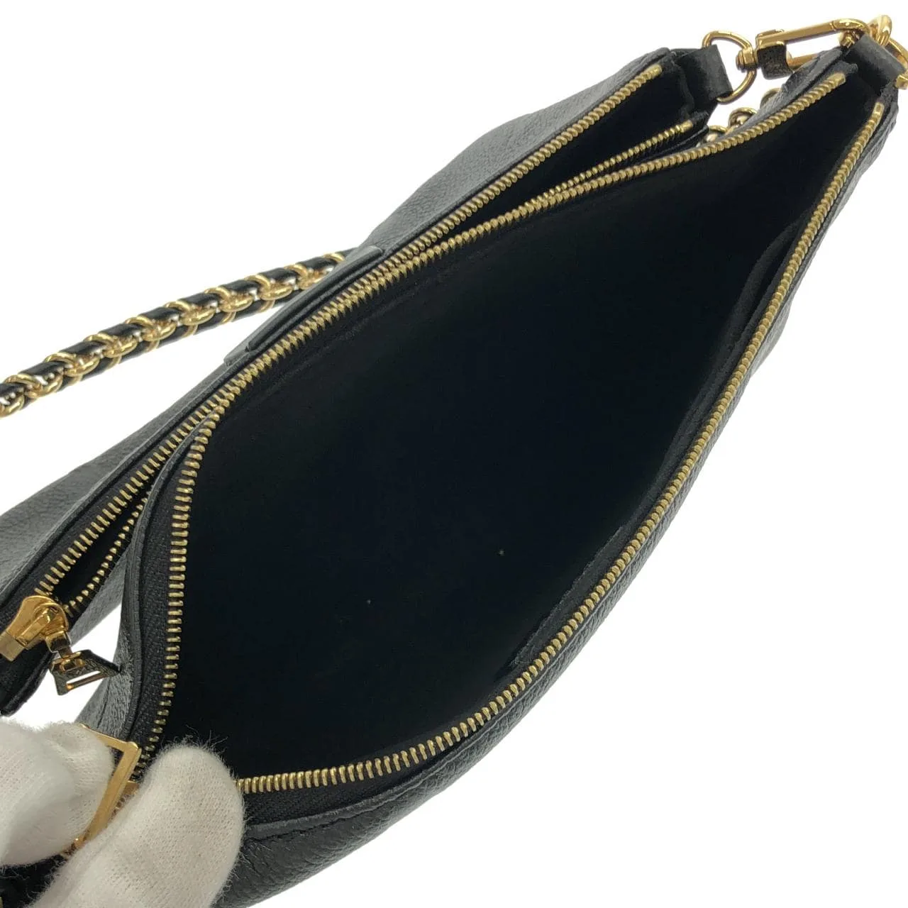 LOUIS VUITTON Pochette M80399 Shoulder Monogram Black Monogram Rank A - Thumbnail 7