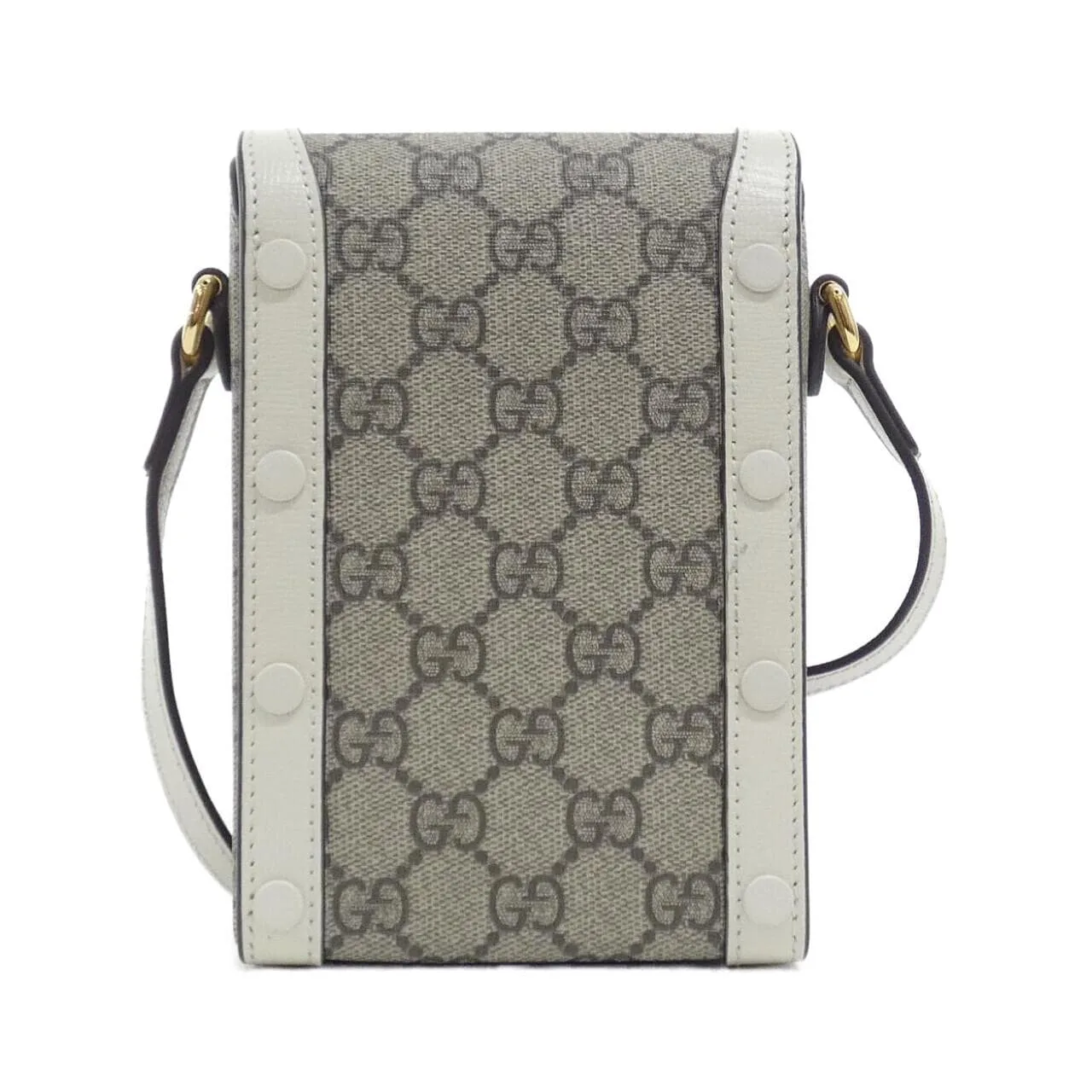 GUCCI Horsebit 1955 625615 92TCG 肩背包 帆布 黑色 帆布 中古品A - 縮圖 2