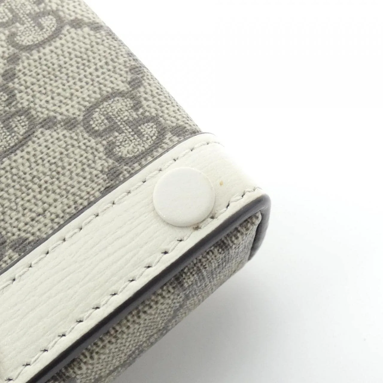 GUCCI Horsebit 1955 625615 92TCG 肩背包 帆布 黑色 帆布 中古品A - 縮圖 3