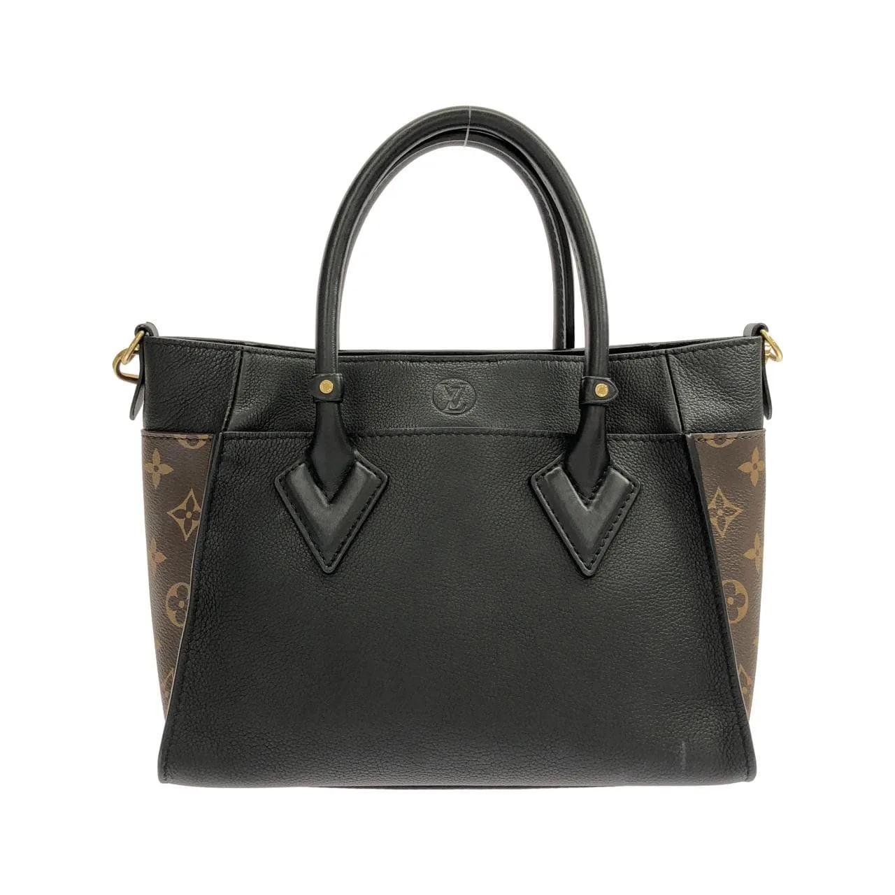LOUIS VUITTON M57728 Handbag Canvas Black Canvas Rank A - Thumbnail 2