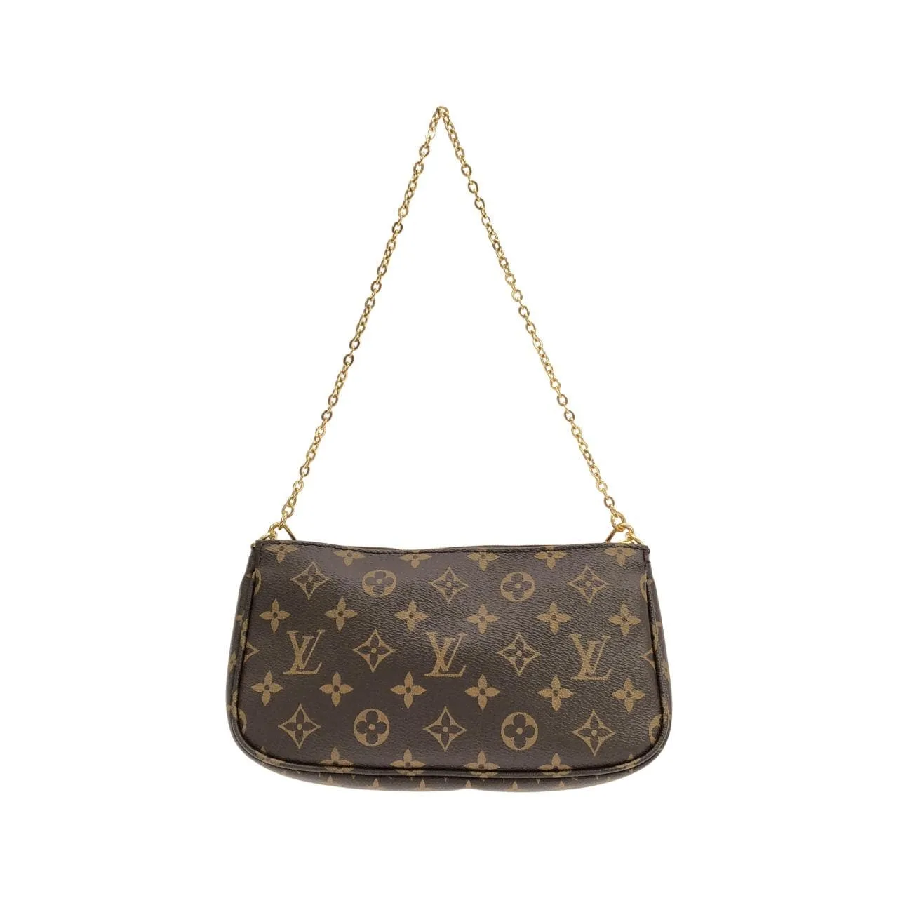 LOUIS VUITTON Pochette M44813 肩背包 Monogram 黑色 Monogram 中古品A - 縮圖 2