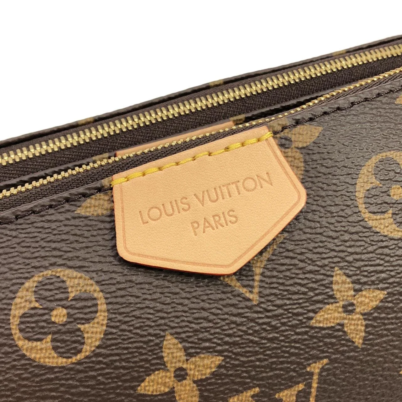 LOUIS VUITTON Pochette M44813 肩背包 Monogram 黑色 Monogram 中古品A - 縮圖 4