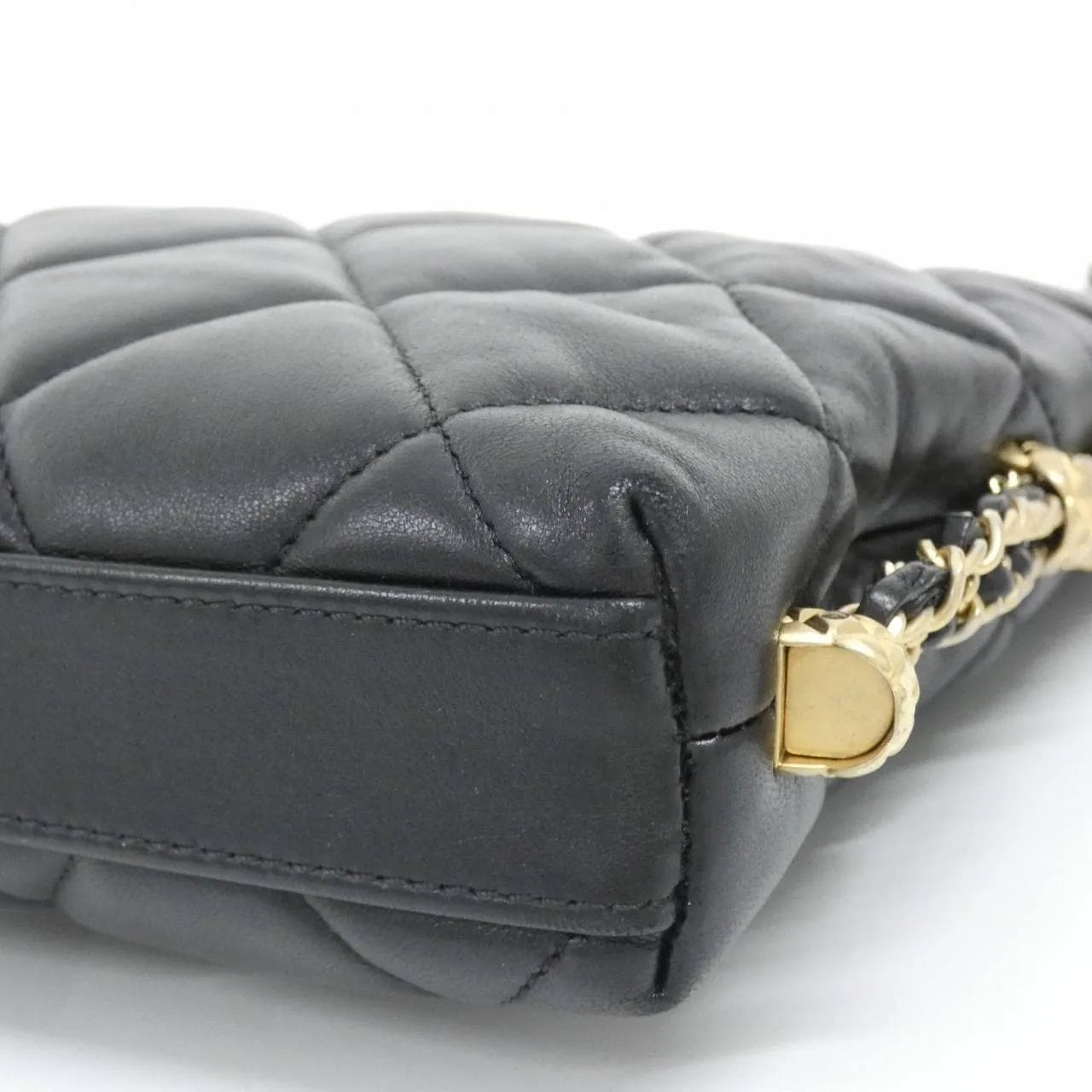 CHANEL AS2666 Shoulder Lambskin Black Lambskin Rank A - Thumbnail 3