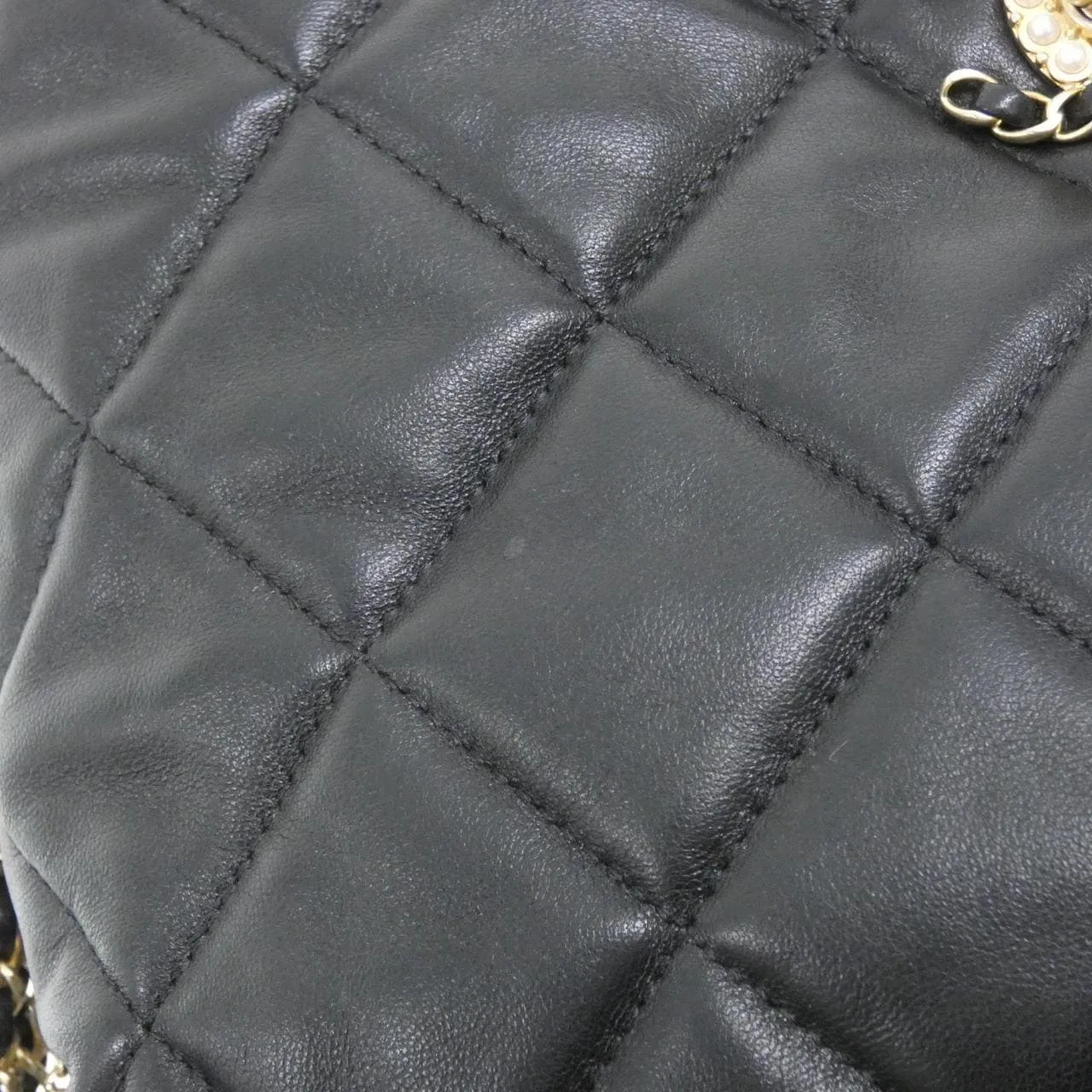 CHANEL AS2666 Shoulder Lambskin Black Lambskin Rank A - Thumbnail 4