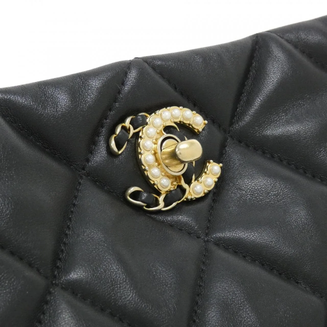 CHANEL AS2666 Shoulder Lambskin Black Lambskin Rank A - Thumbnail 5