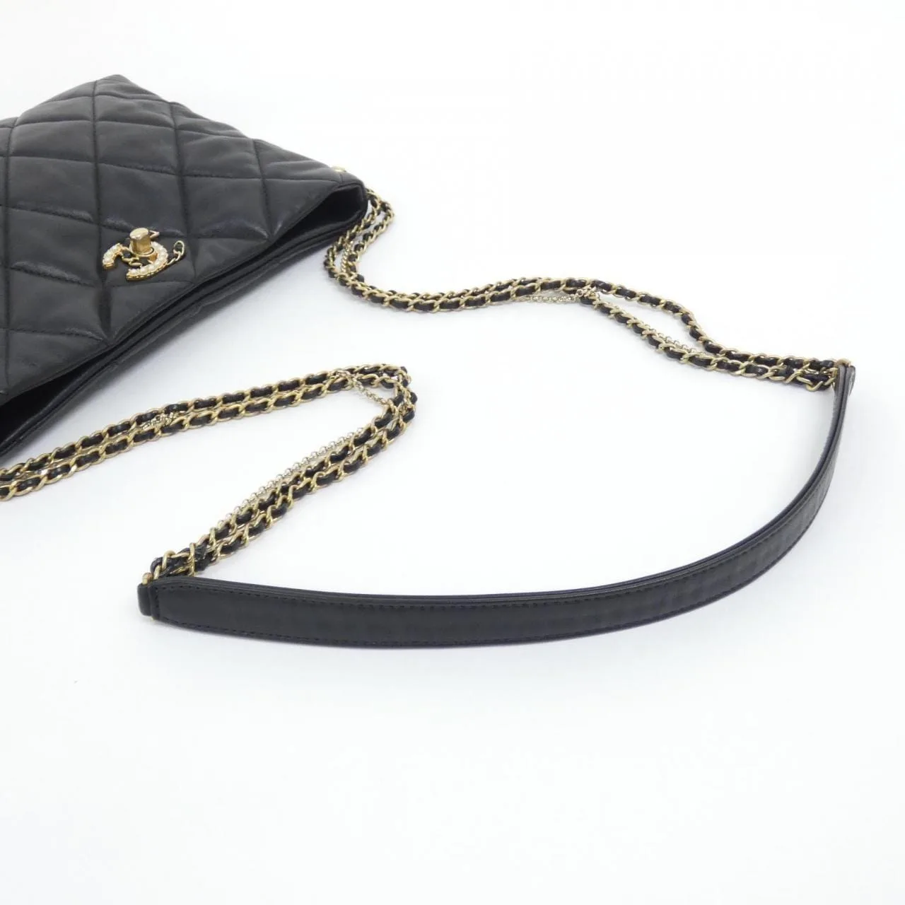 CHANEL AS2666 Shoulder Lambskin Black Lambskin Rank A - Thumbnail 7