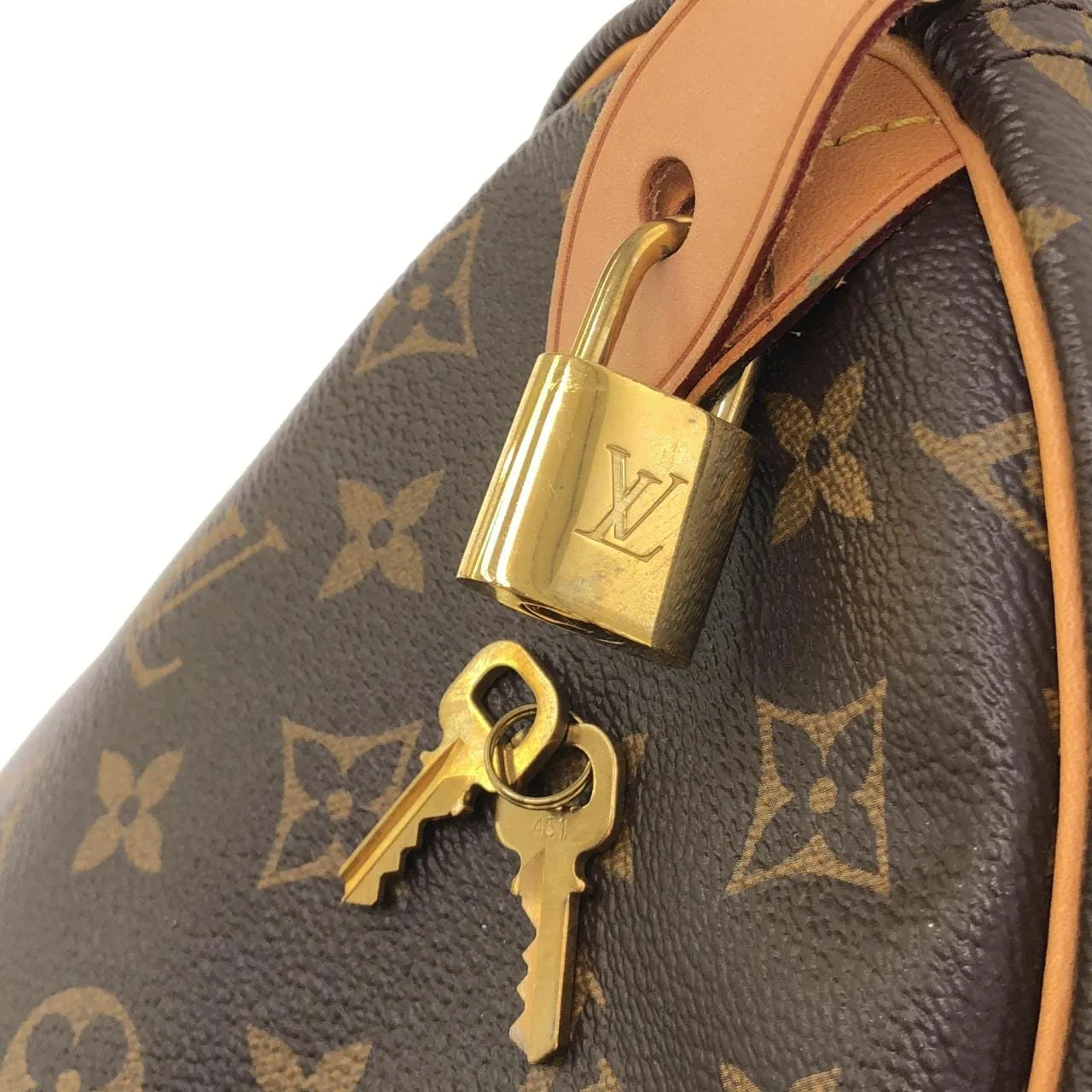 LOUIS VUITTON Speedy M41524 波士頓包 Monogram 黑色 Monogram 中古品A - 縮圖 4