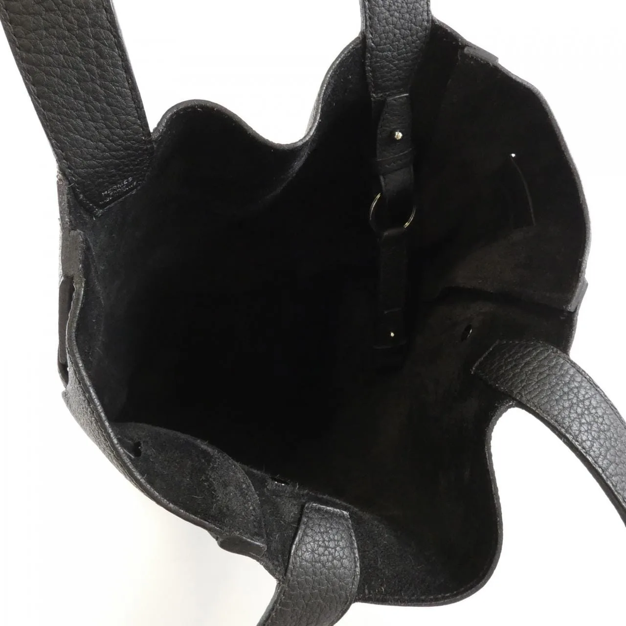 HERMES 076577CK 手提包 黑色 中古品B - 縮圖 9