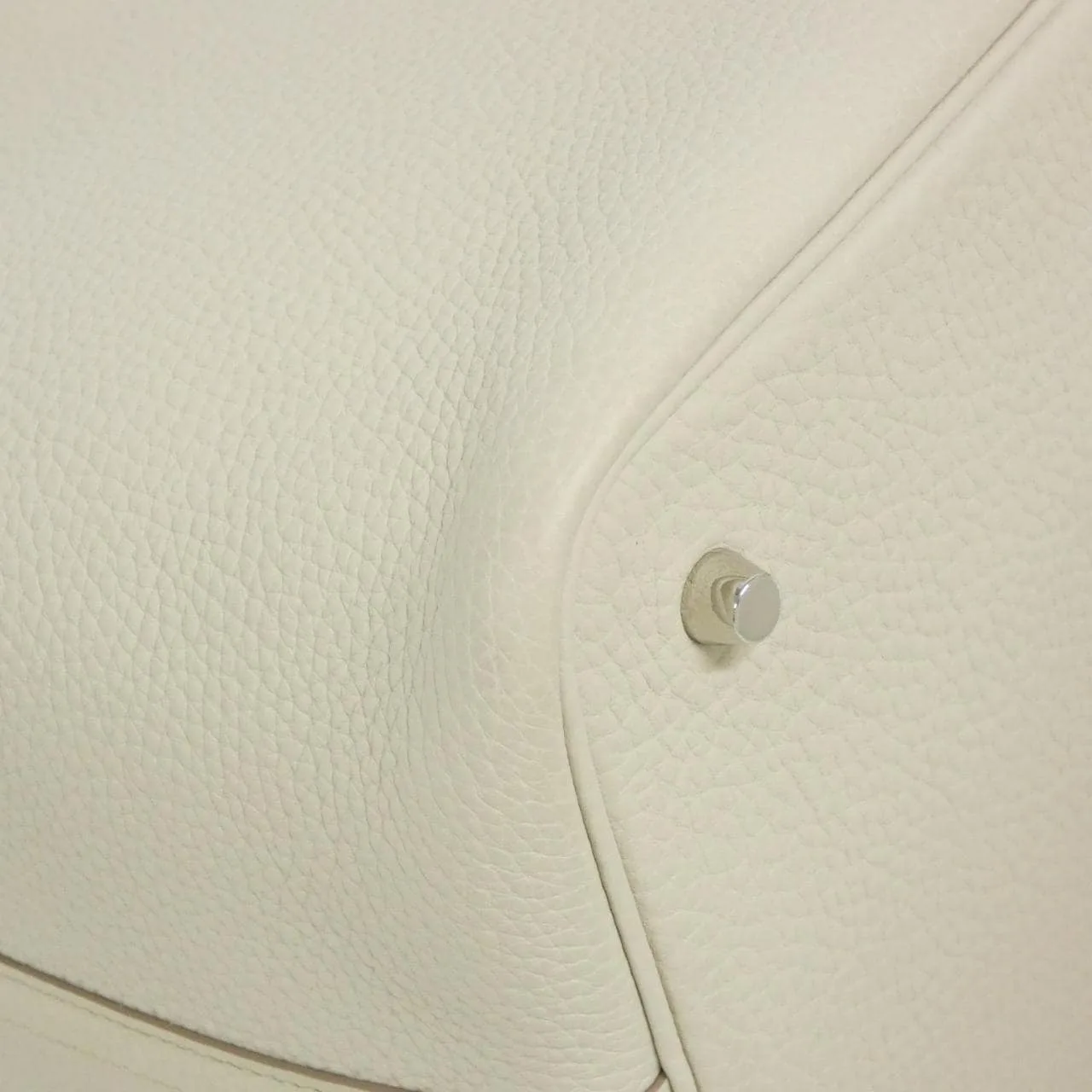 HERMES Picotin 060991CK Handbag Clemence Black Clemence Leather Rank A - Thumbnail 3