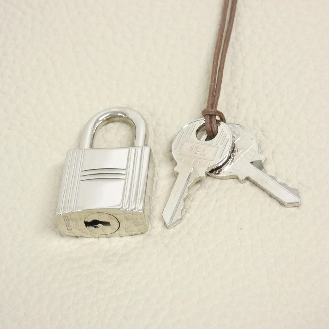 HERMES Picotin 060991CK Handbag Clemence Black Clemence Leather Rank A - Thumbnail 4