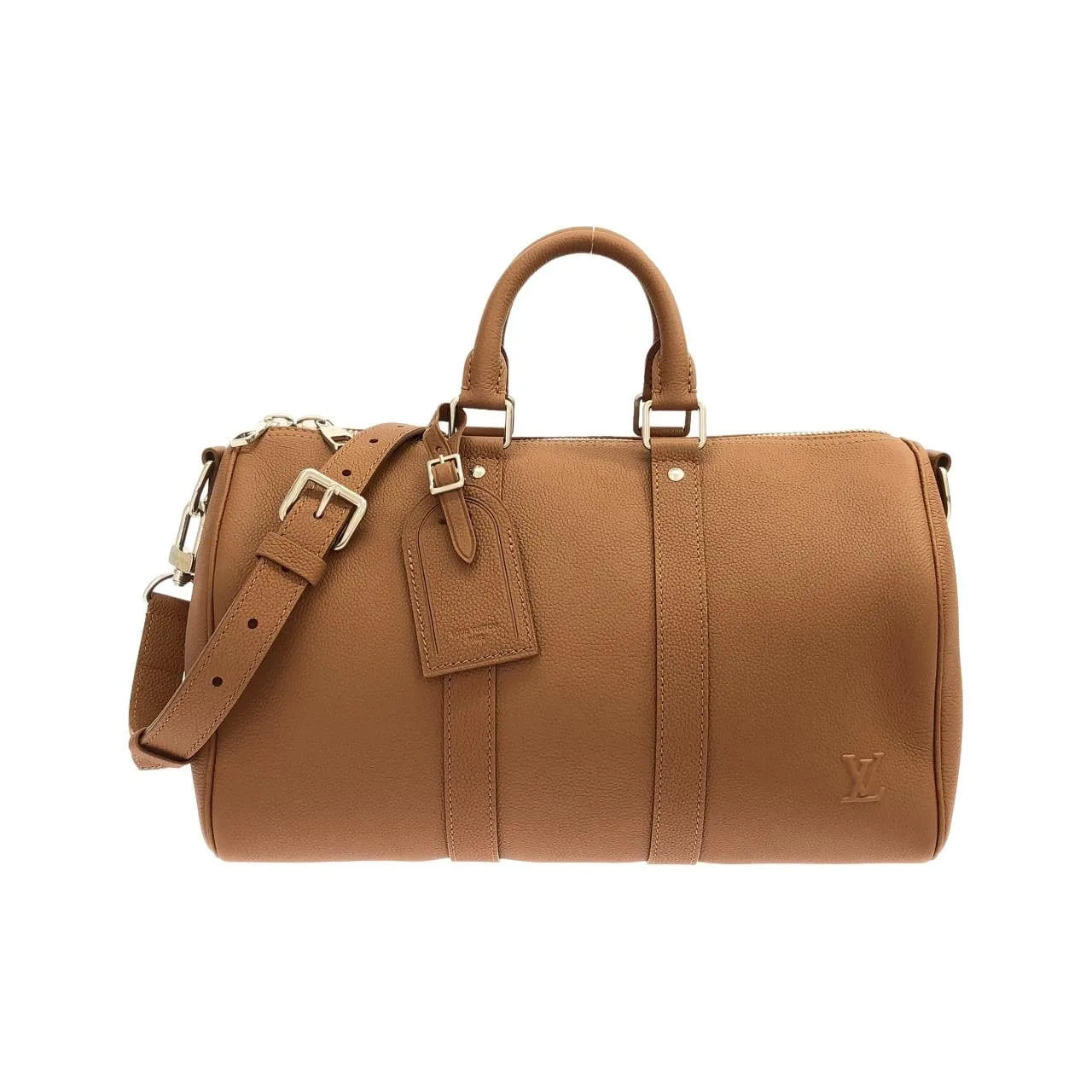 LOUIS VUITTON Keepall M25980 波士頓包 羊皮 Black