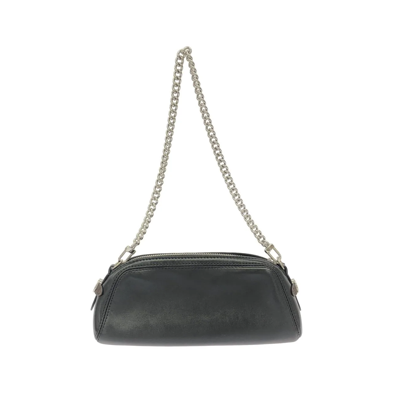 LOUIS VUITTON Pochette M14544 肩背包 羊皮 黑色 羊皮 中古品A - 縮圖 2