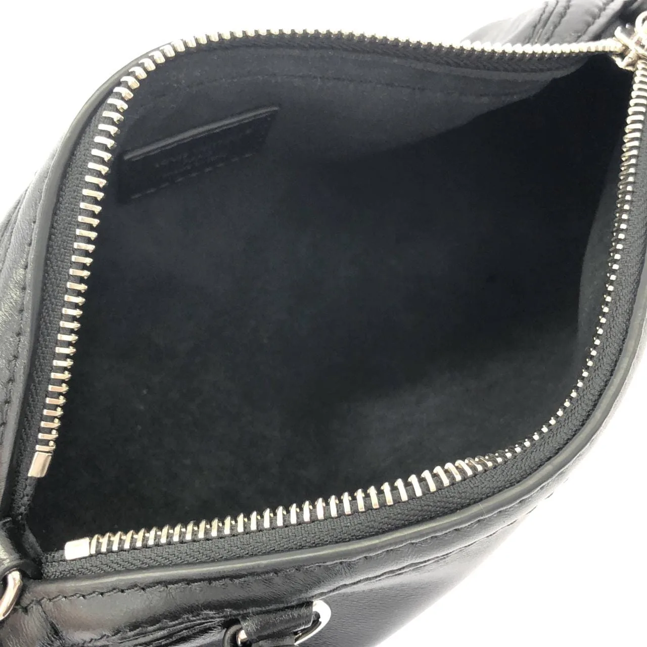 LOUIS VUITTON Pochette M14544 肩背包 羊皮 黑色 羊皮 中古品A - 縮圖 7