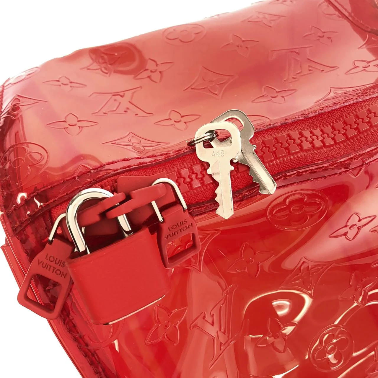 LOUIS VUITTON Keepall M53274 Boston Rouge Rank A - Thumbnail 4