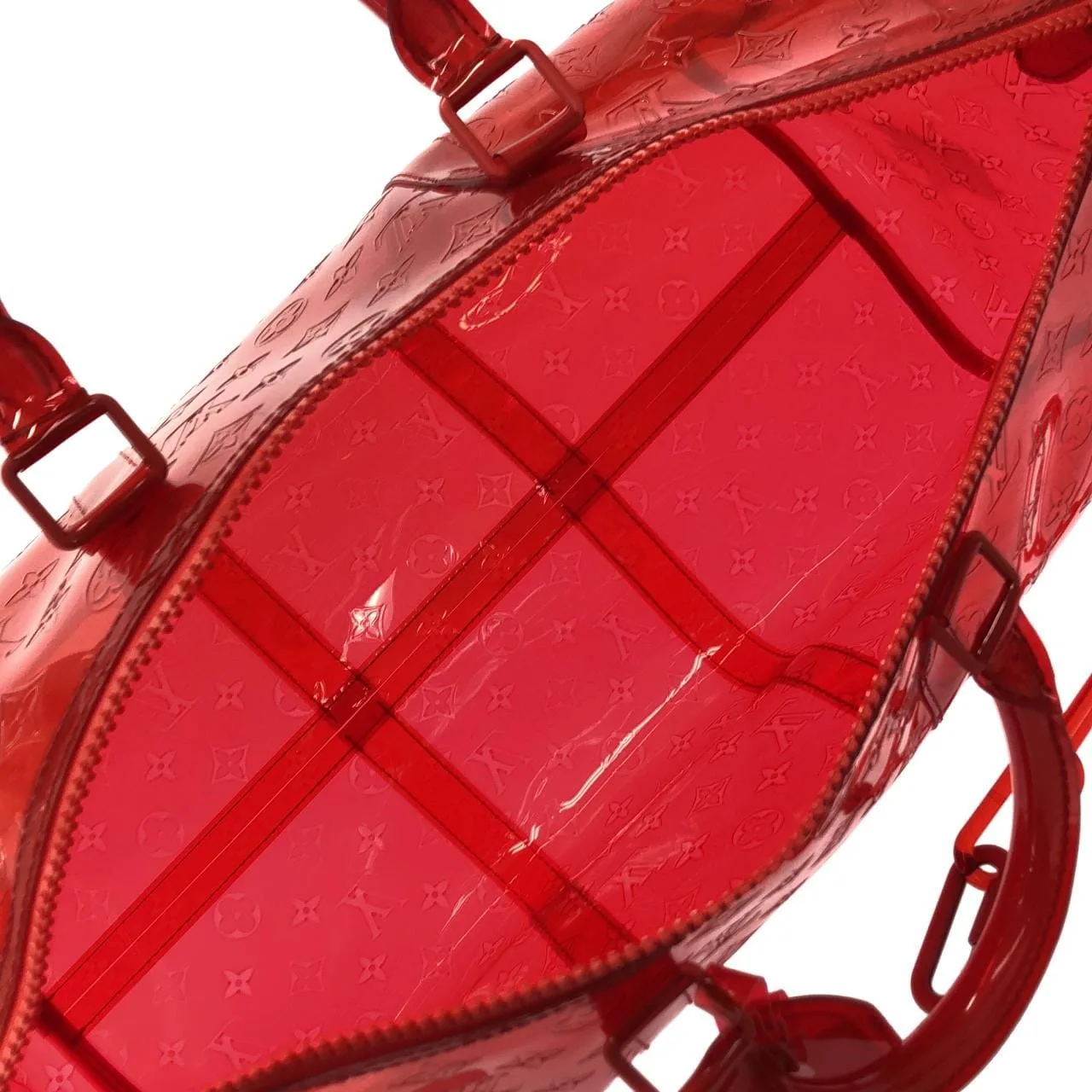 LOUIS VUITTON Keepall M53274 Boston Rouge Rank A - Thumbnail 8
