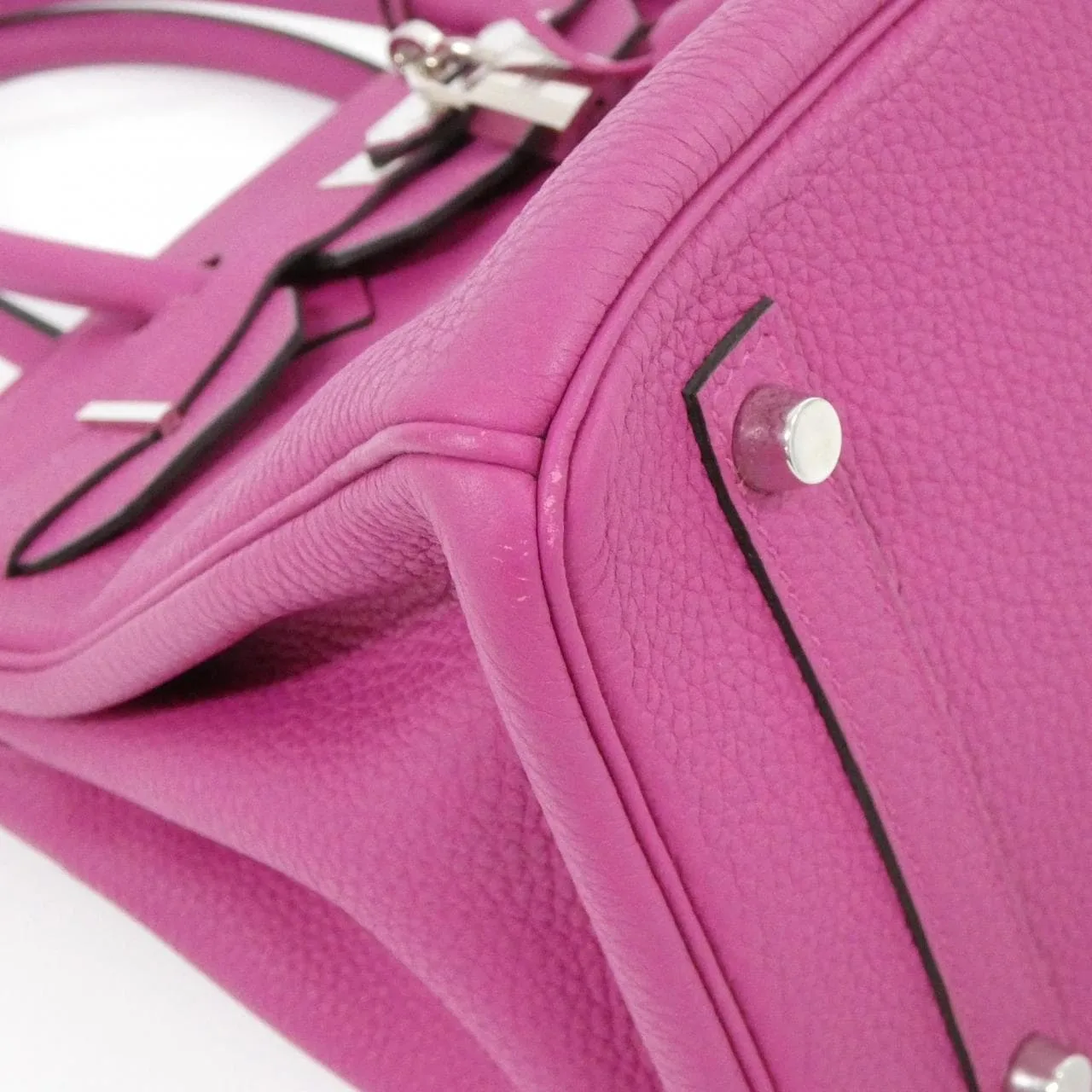 HERMES Birkin 030520CK Handbag Togo 紫色 Togo 牛皮 中古品A - 縮圖 3