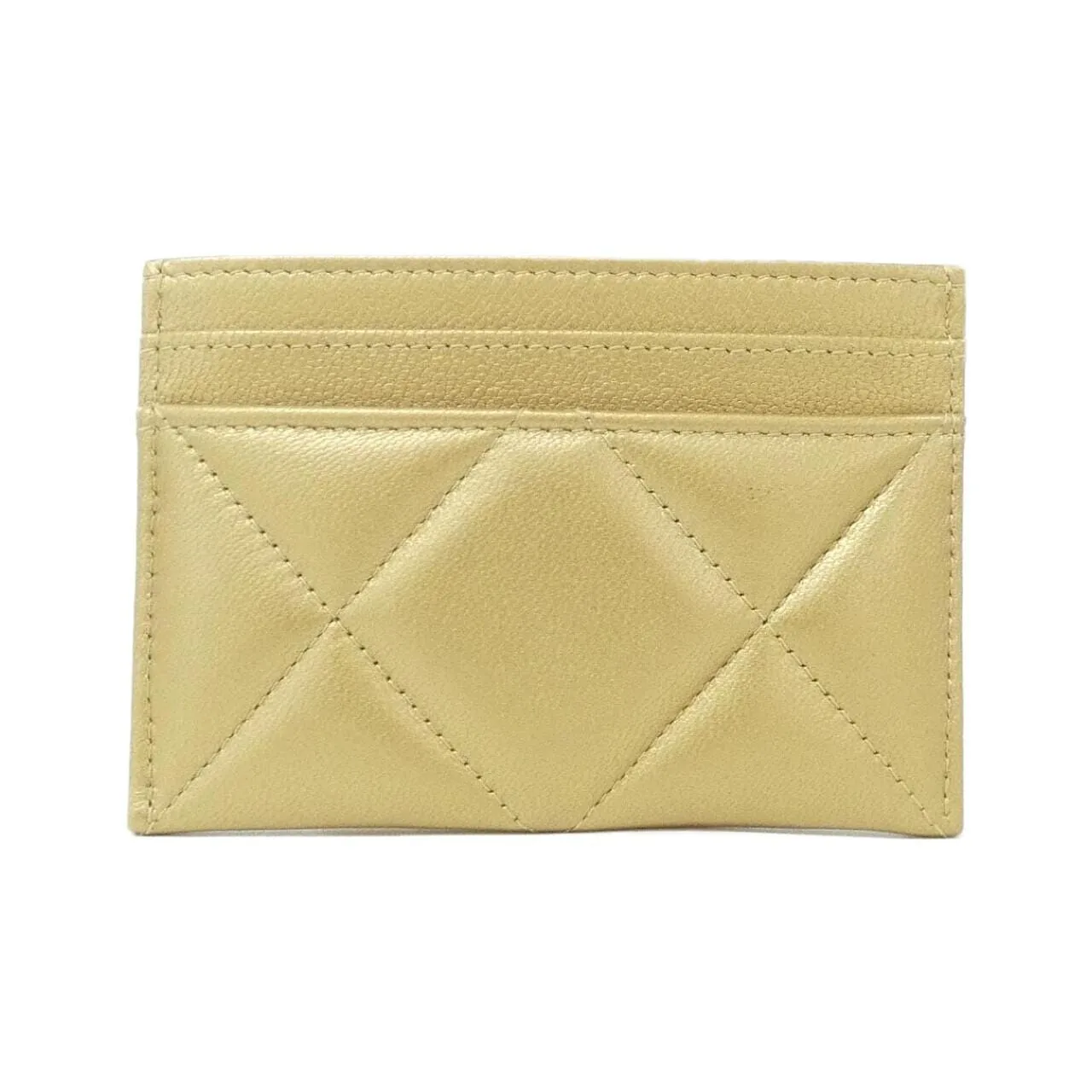 CHANEL Chanel 19 AP1167 Card Case Gold Rank A - Thumbnail 2