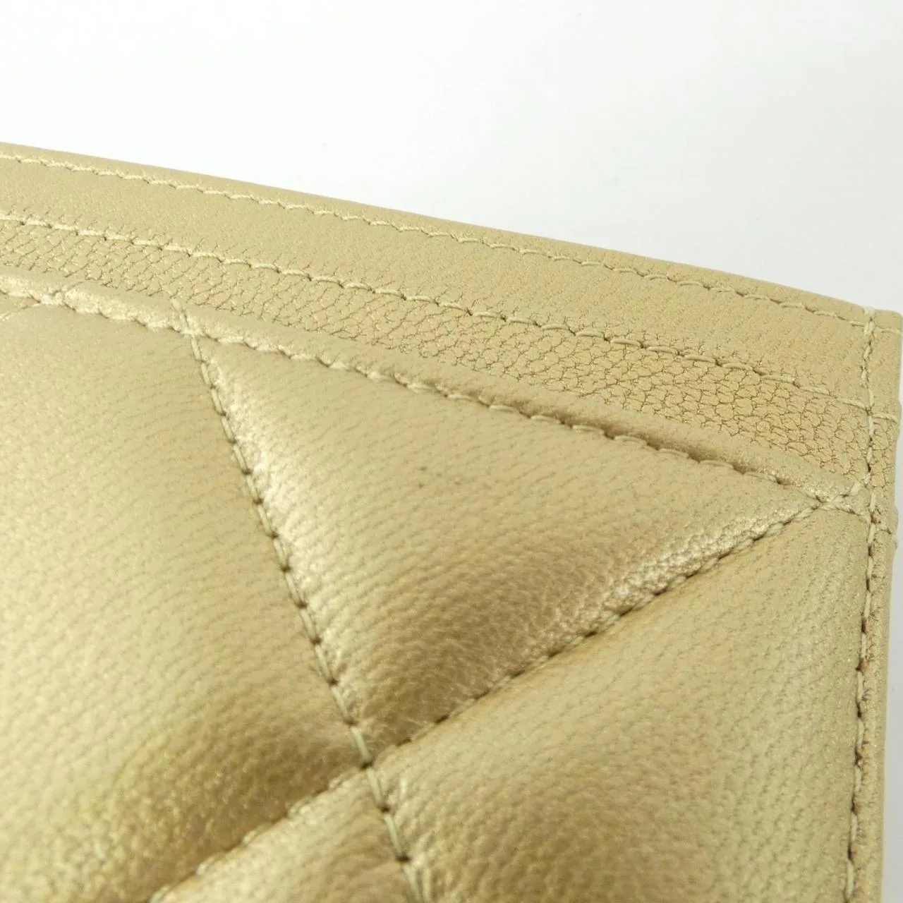 CHANEL Chanel 19 AP1167 Card Case Gold Rank A - Thumbnail 4