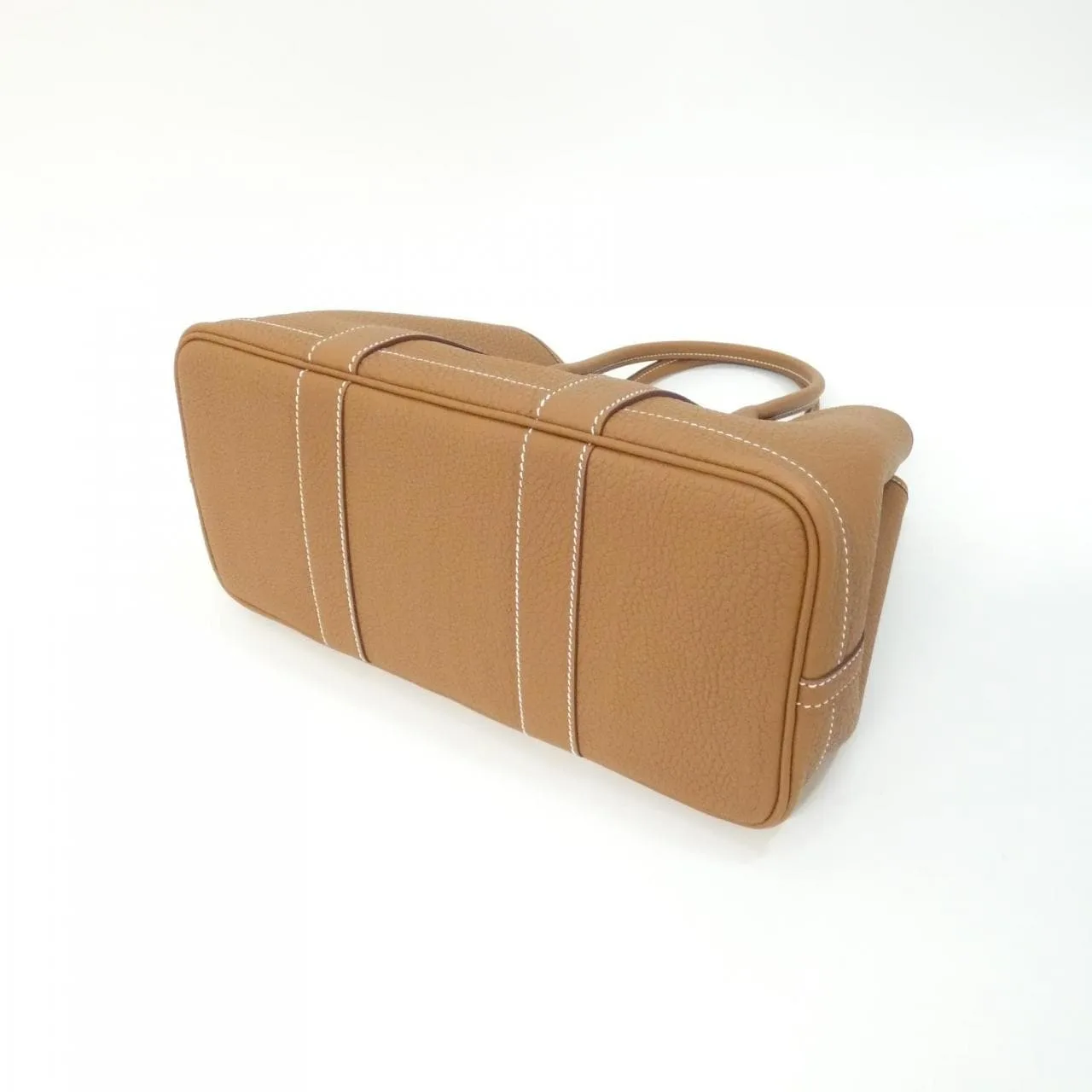 HERMES Garden Party 051568CK Tote Gold Rank A - Thumbnail 2