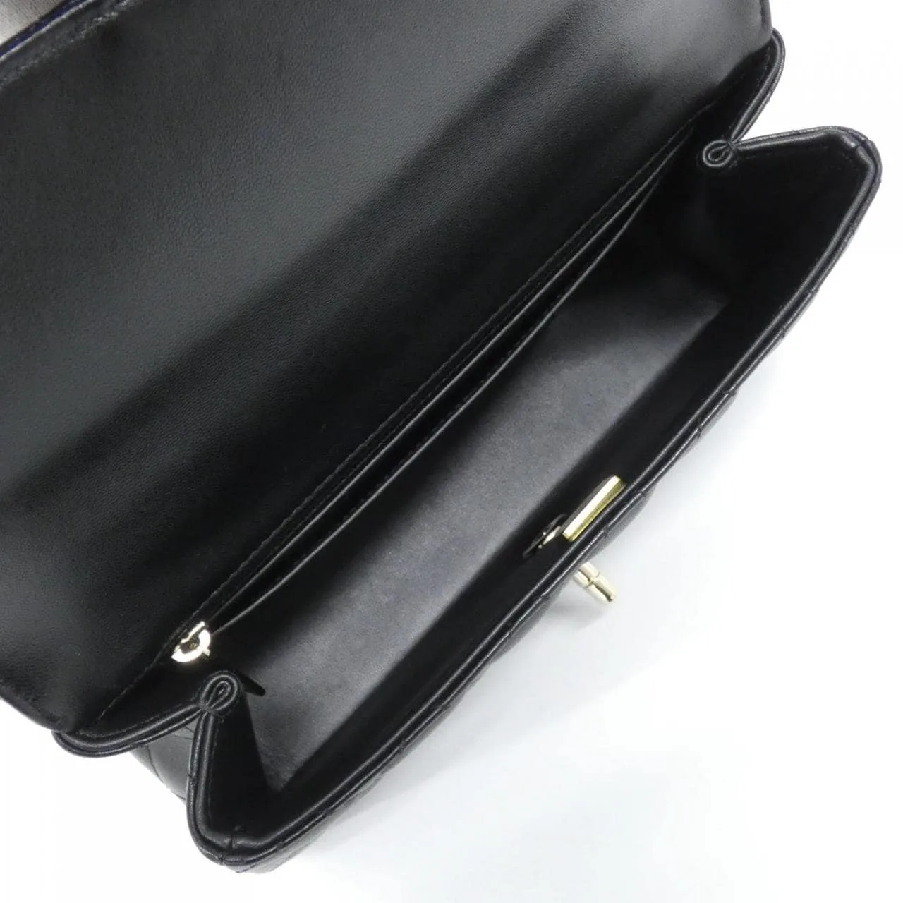 CHANEL AS4219 手提包 羊皮 黑色 羊皮 中古品A - 縮圖 6