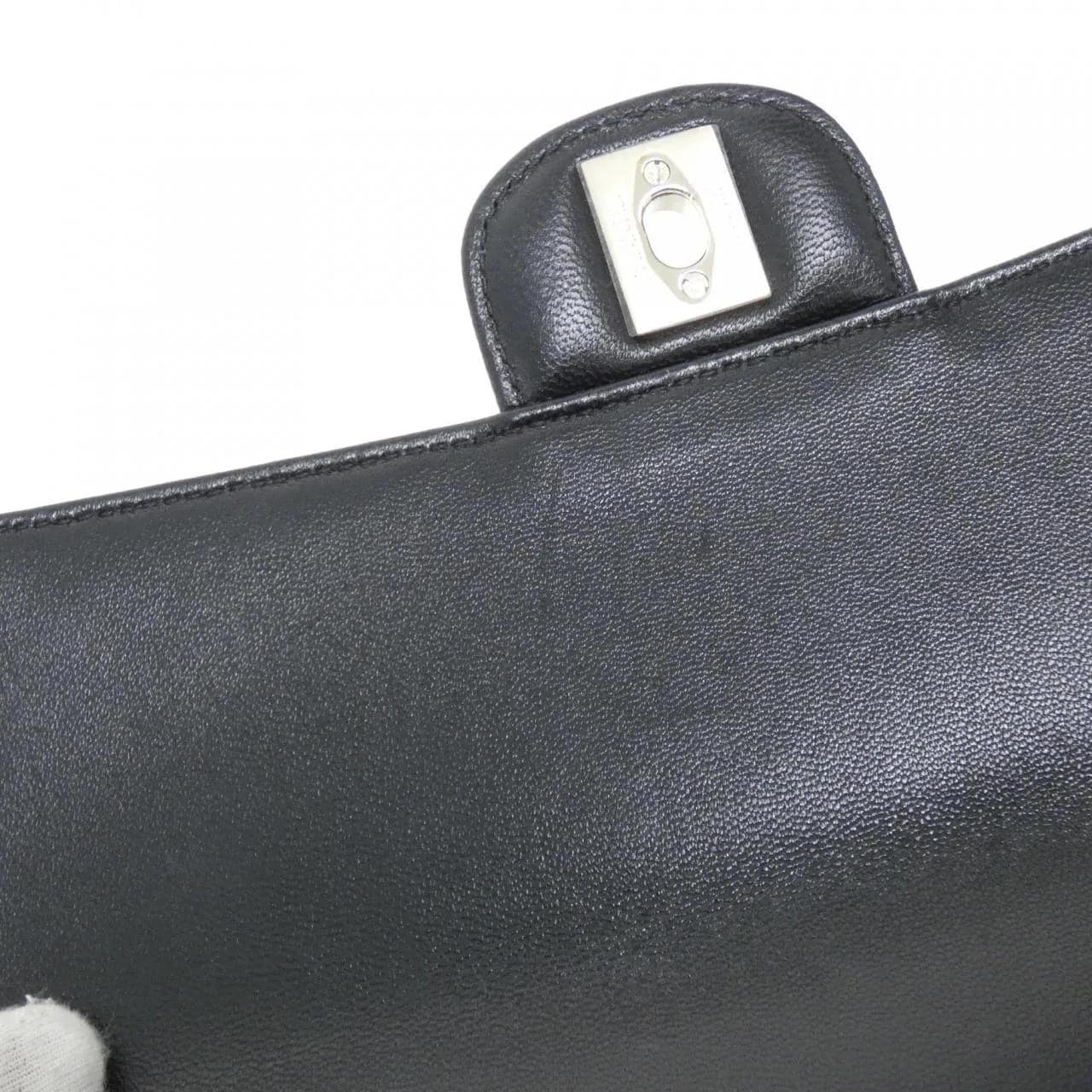 CHANEL AS4219 手提包 羊皮 黑色 羊皮 中古品A - 縮圖 8