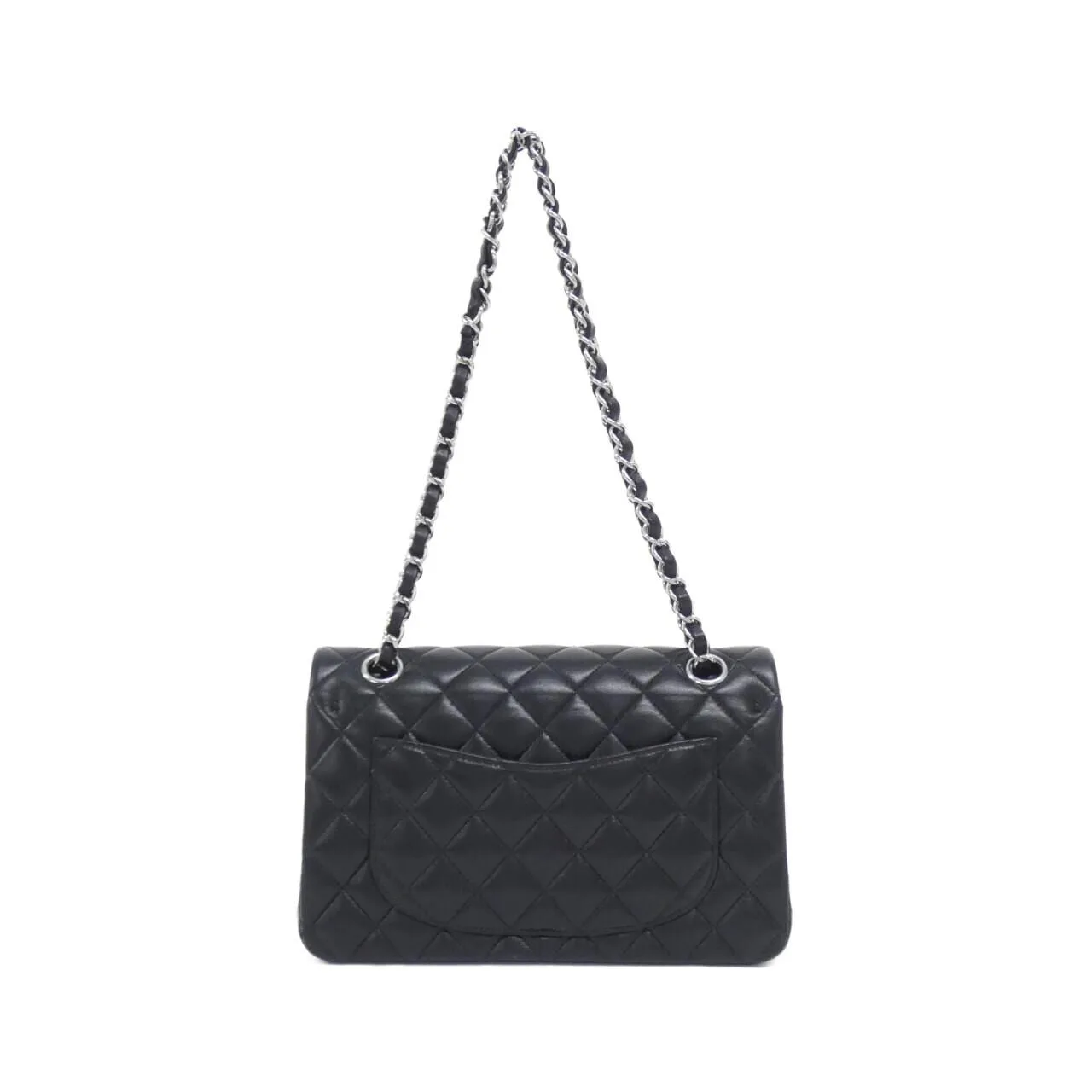 CHANEL Matelasse 1113 Shoulder Lambskin Black Lambskin Rank A - Thumbnail 2