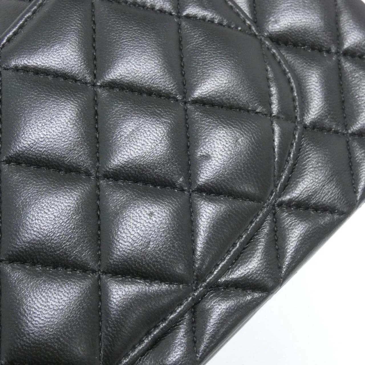 CHANEL Matelasse 1113 Shoulder Lambskin Black Lambskin Rank A - Thumbnail 4