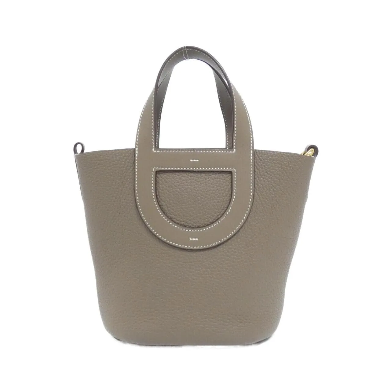 HERMES 084274CC Handbag Clemence Etoupe
