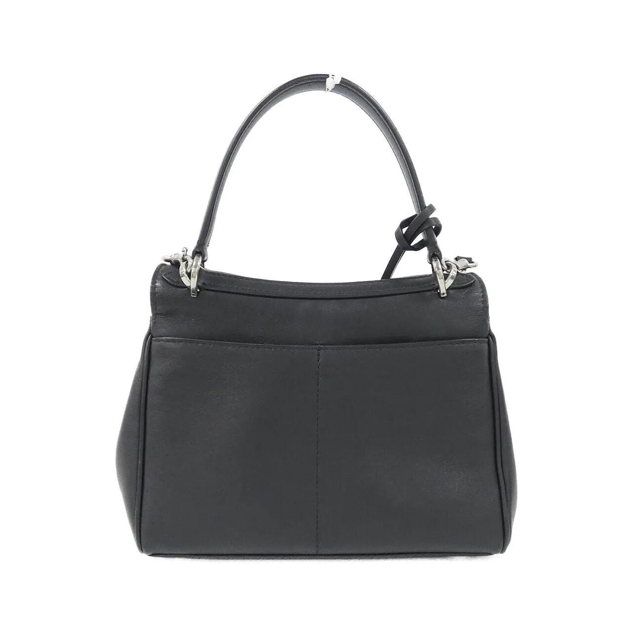 BALENCIAGA Rodeo 795456 2AA4U Handbag Black Rank A - Thumbnail 2