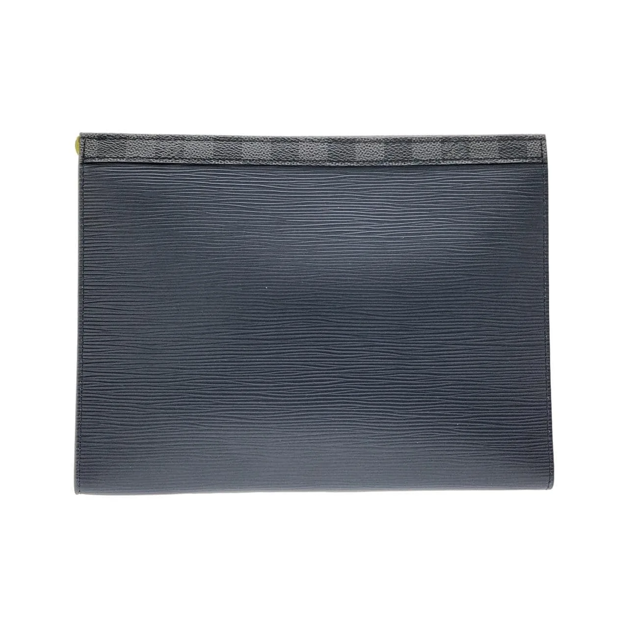LOUIS VUITTON Pochette M67899 手提包 Damier 深藍色 Damier 中古品A - 縮圖 2