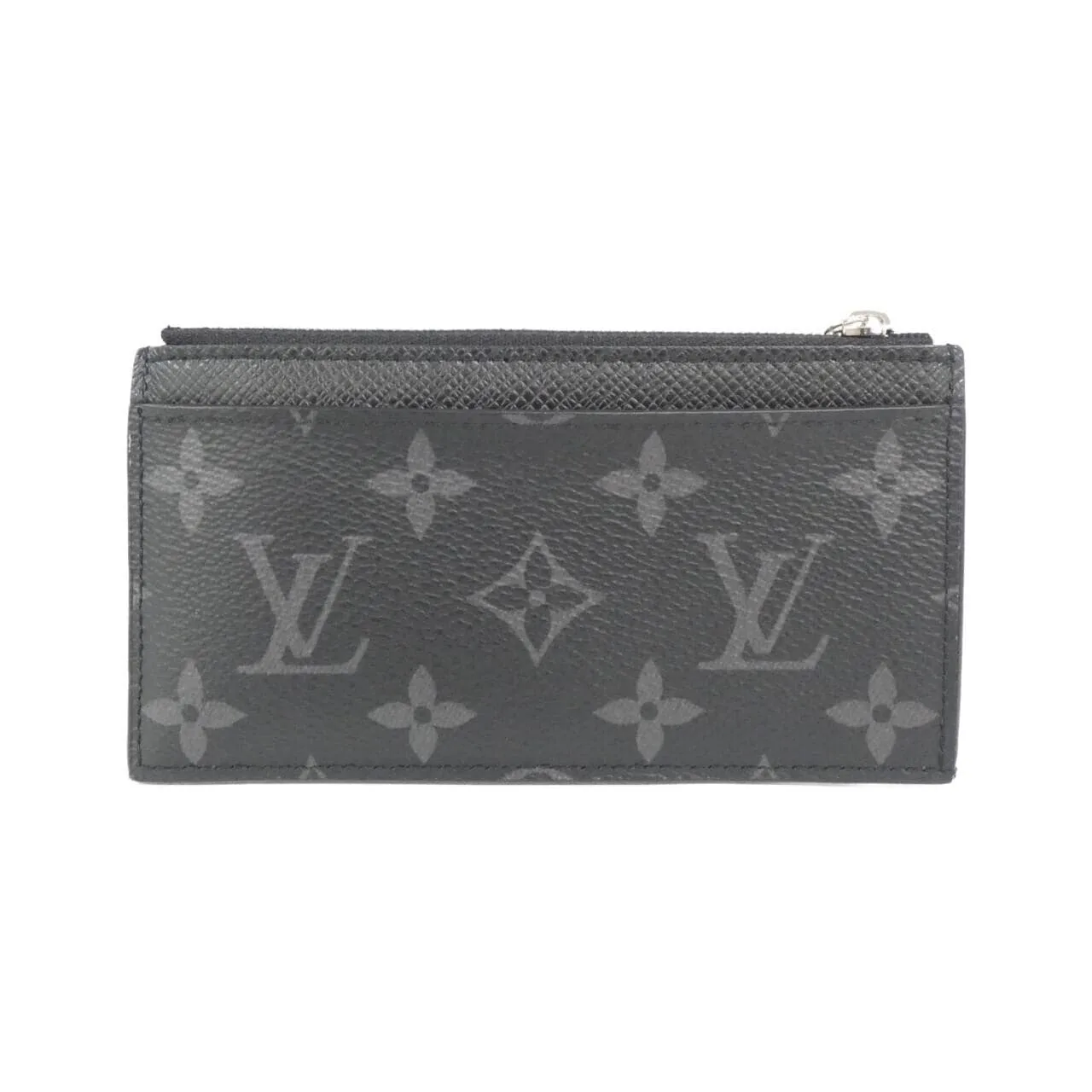 LOUIS VUITTON M30271 Coin Case Canvas 黑色 帆布 中古品A - 縮圖 2