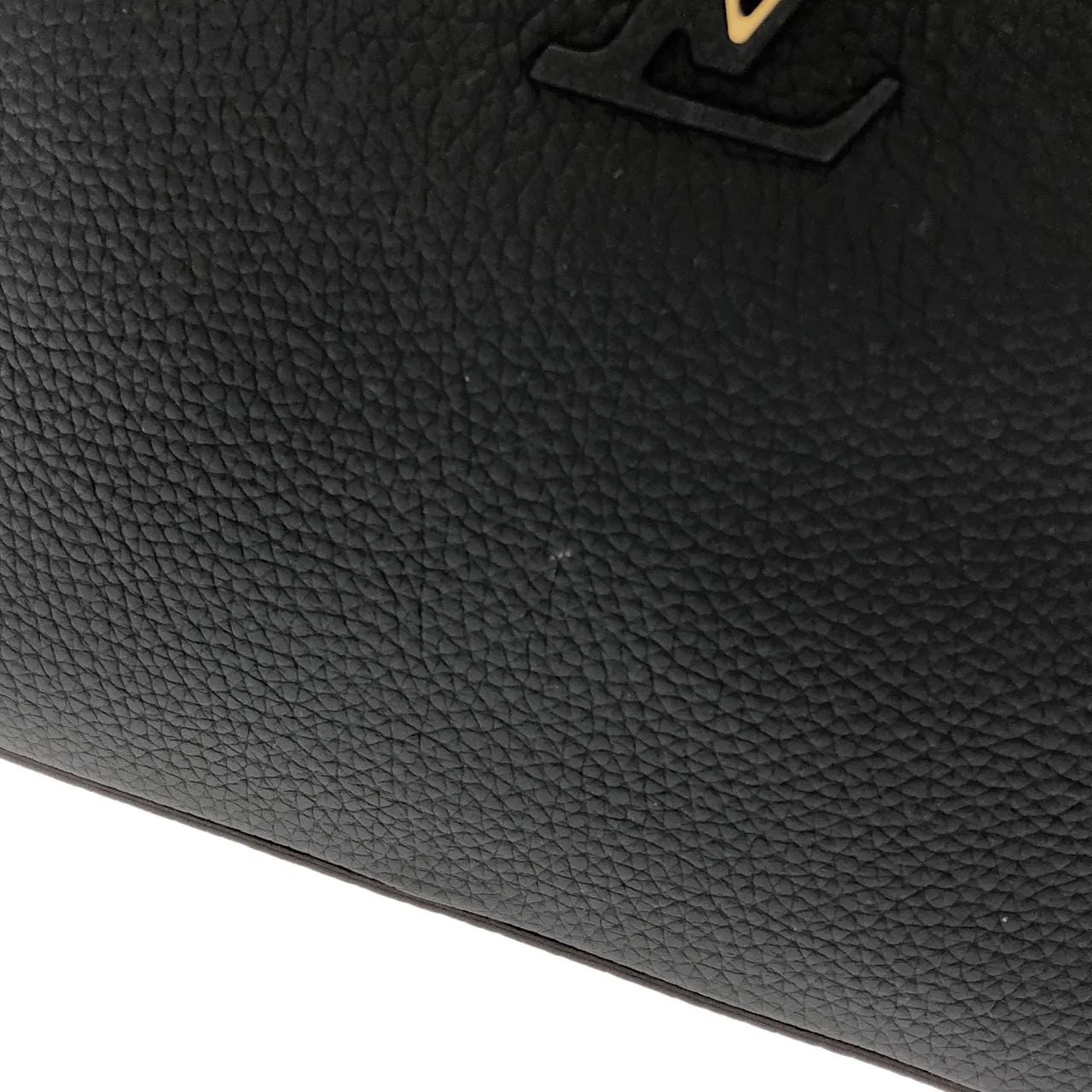 LOUIS VUITTON Capucines M94755 手提包 黑色 中古品A - 縮圖 4