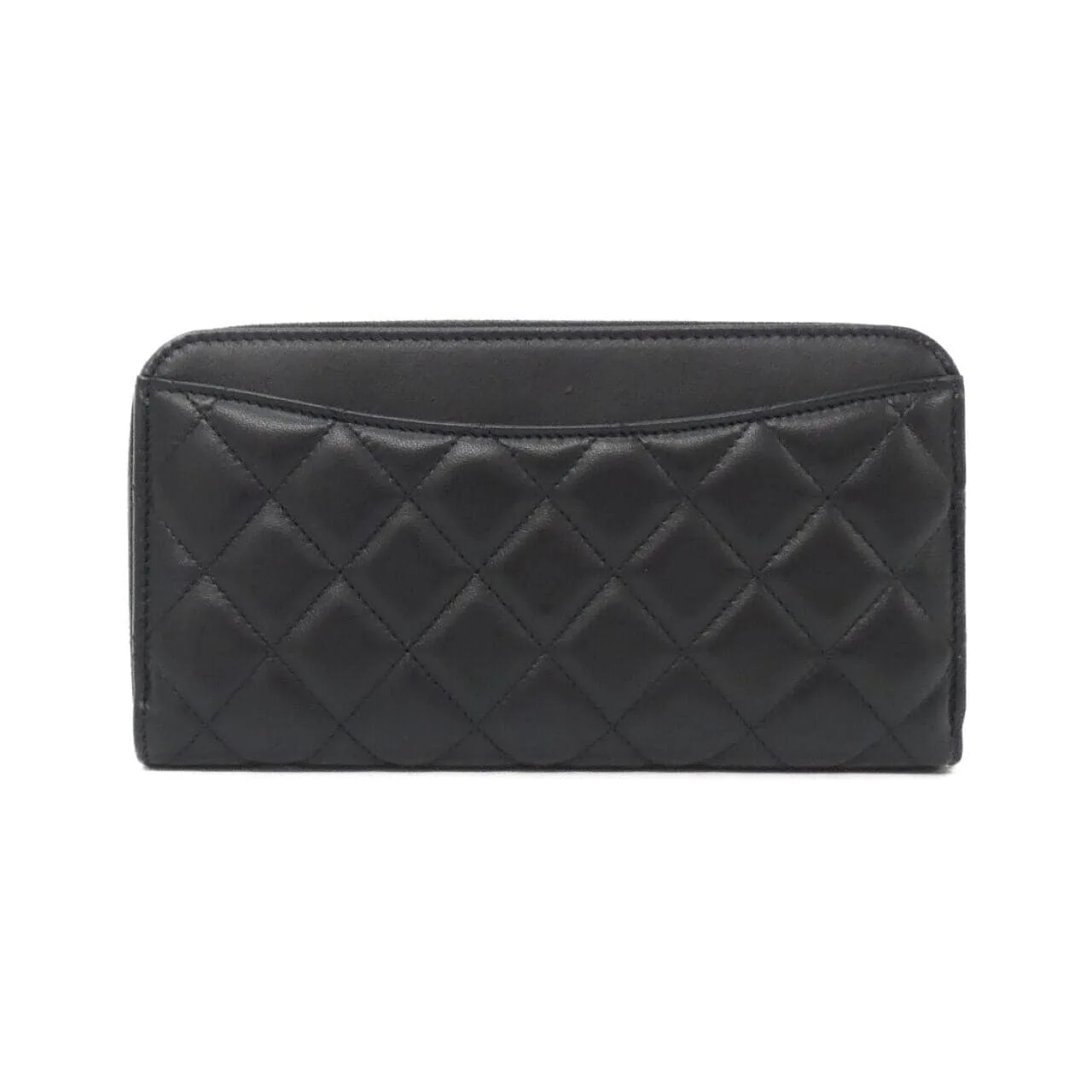 CHANEL Timeless Classic AP0242 Wallet Lambskin Black Lambskin Rank A - Thumbnail 2