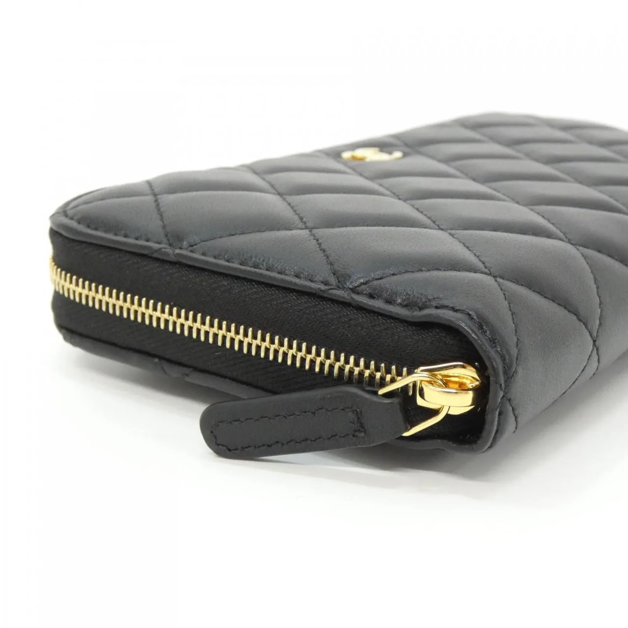 CHANEL Timeless Classic AP0242 Wallet Lambskin Black Lambskin Rank A - Thumbnail 4