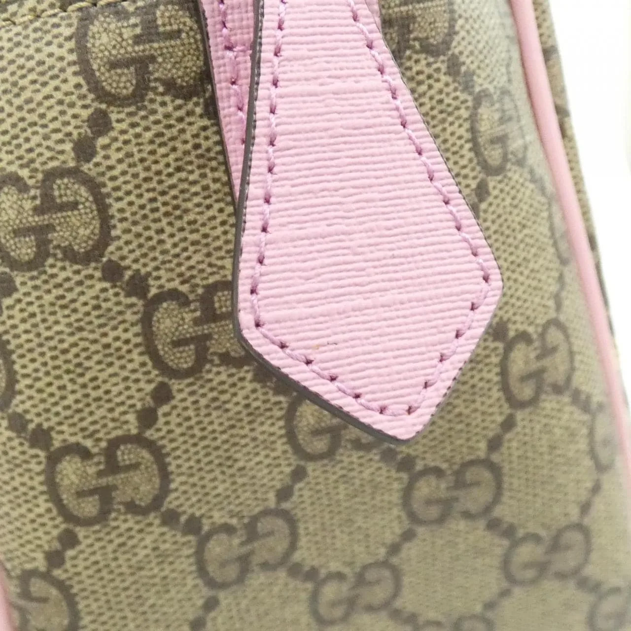 GUCCI 433578 22EBN 背包 帆布 黑色 帆布 中古品A - 縮圖 4