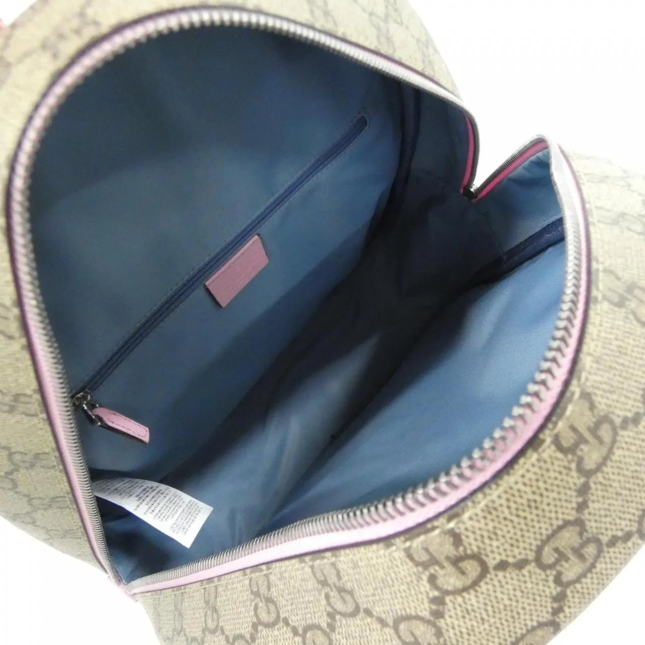 GUCCI 433578 22EBN 背包 帆布 黑色 帆布 中古品A - 縮圖 7