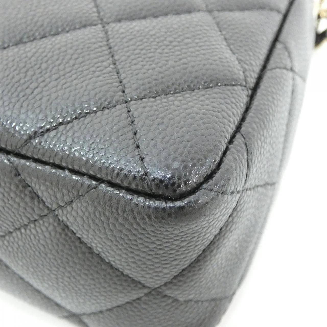 CHANEL Timeless Classic AP4704 Wallet Grained Calfskin Black Grained Calfskin Rank A - Thumbnail 3