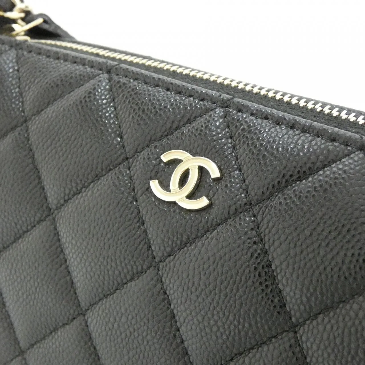 CHANEL Timeless Classic AP4704 Wallet Grained Calfskin Black Grained Calfskin Rank A - Thumbnail 4