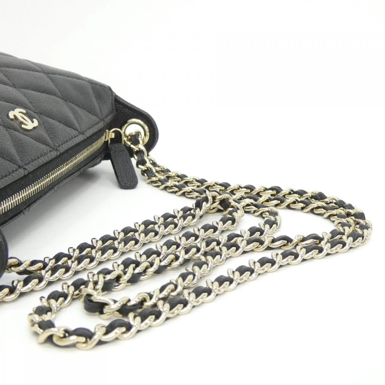 CHANEL Timeless Classic AP4704 Wallet Grained Calfskin Black Grained Calfskin Rank A - Thumbnail 5