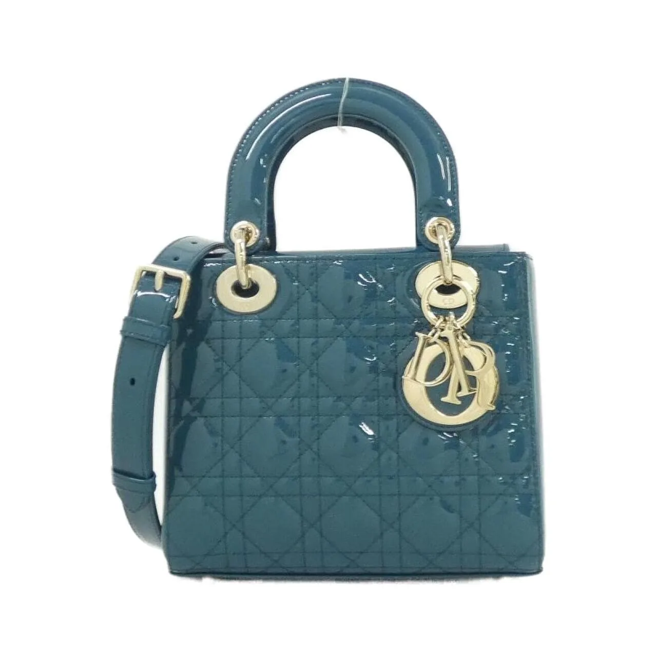 DIOR Lady Dior M0531OWCB Handbag Patent Leather Black