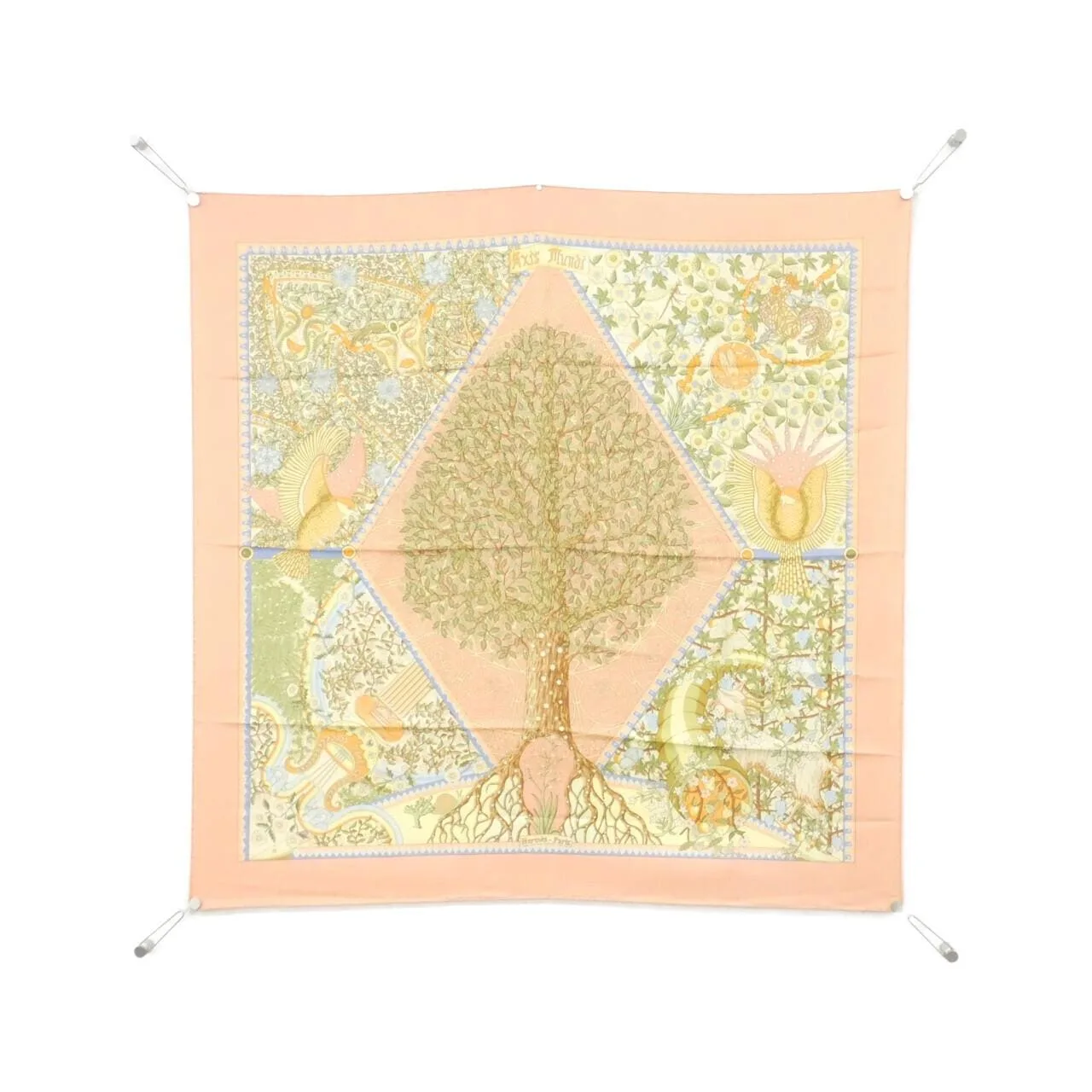 HERMES Scarf Black